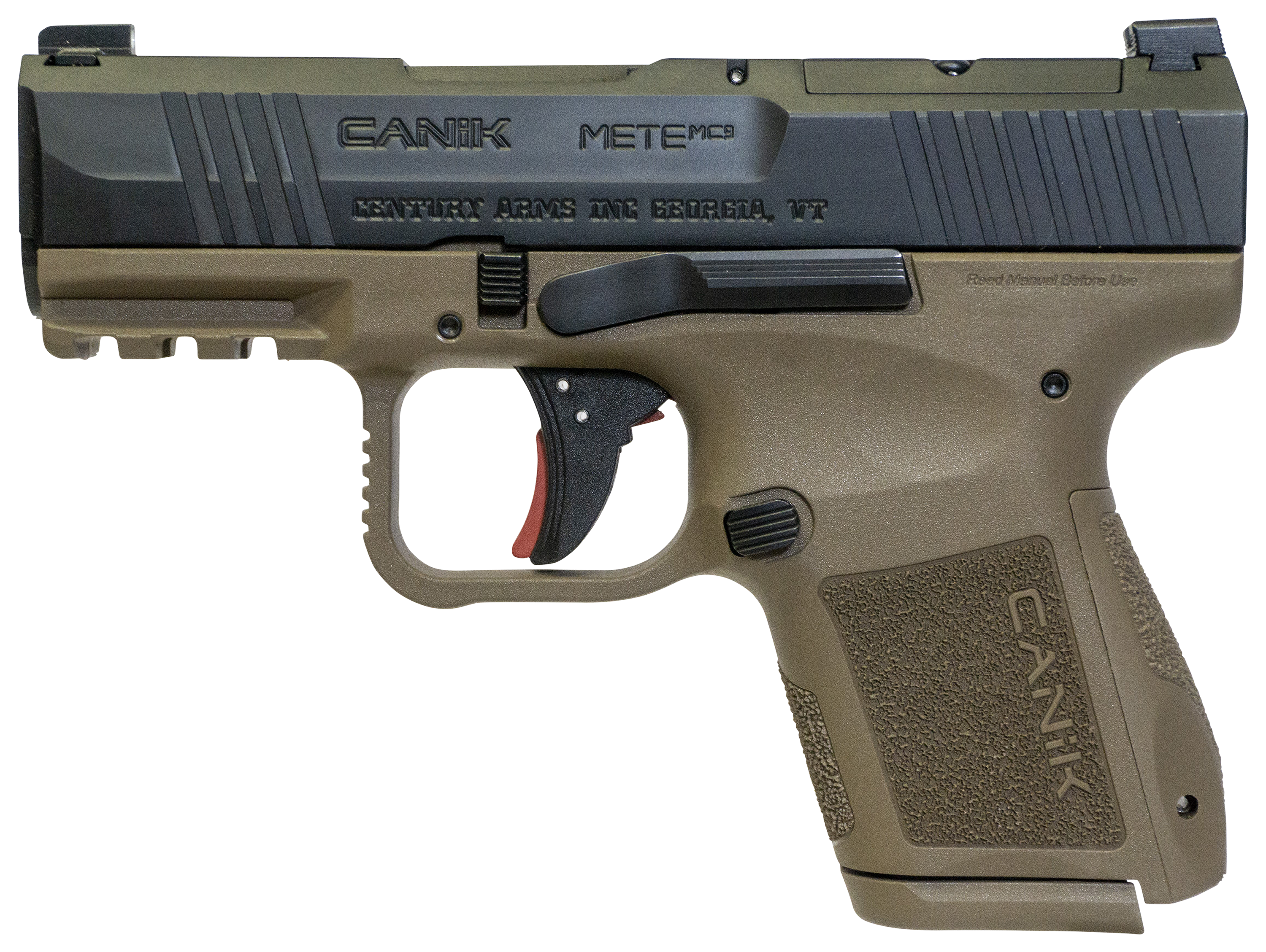 Canik Mete MC9 CA SemiAuto Pistol  BlackFlat Dark Earth