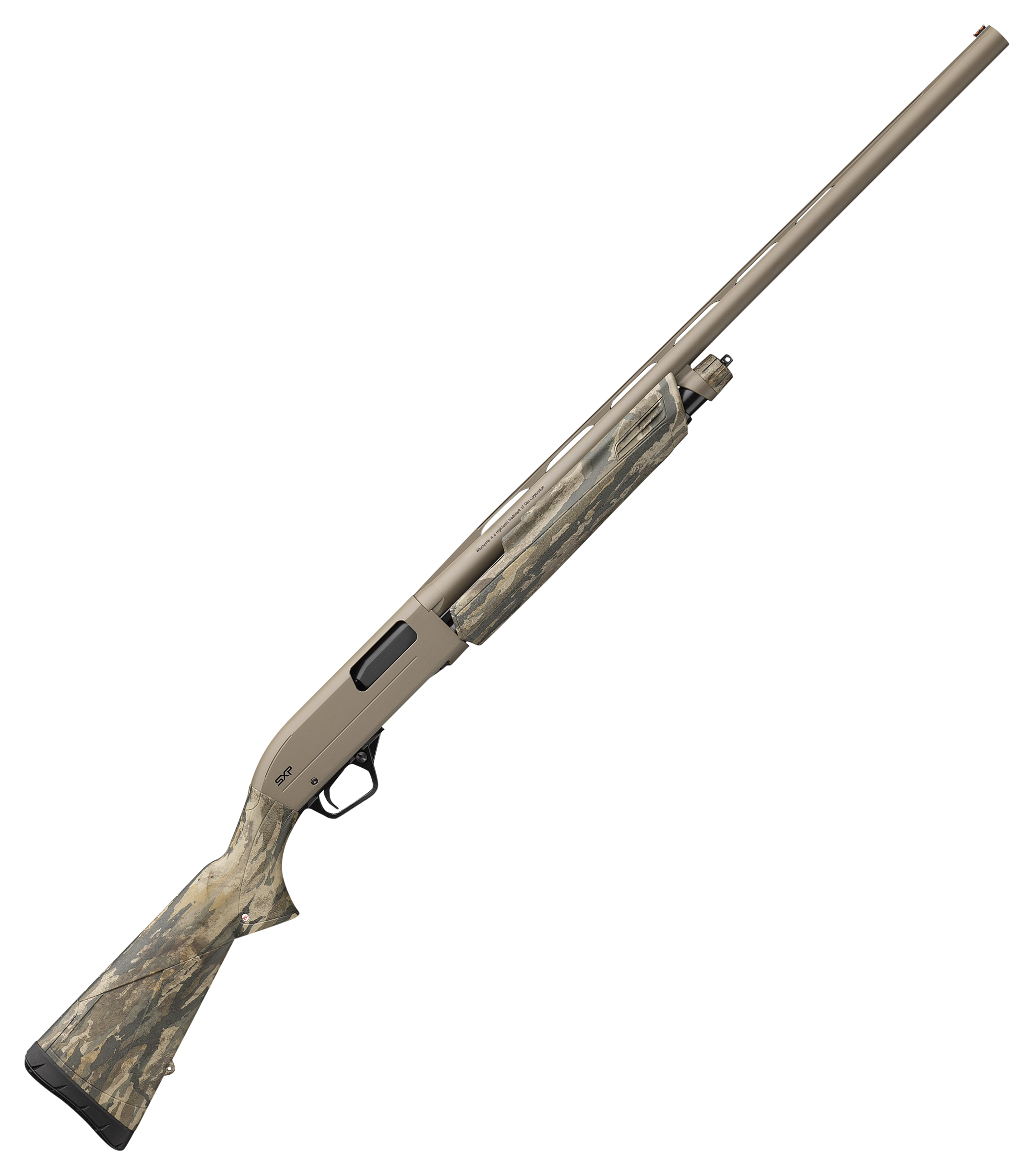Winchester SXP Hybrid Hunter Pump-Action Shotgun - 12 Gauge - 28″ - Flat Dark Earth Perma-Cote - Realtree Legacy - 4 - Winchester