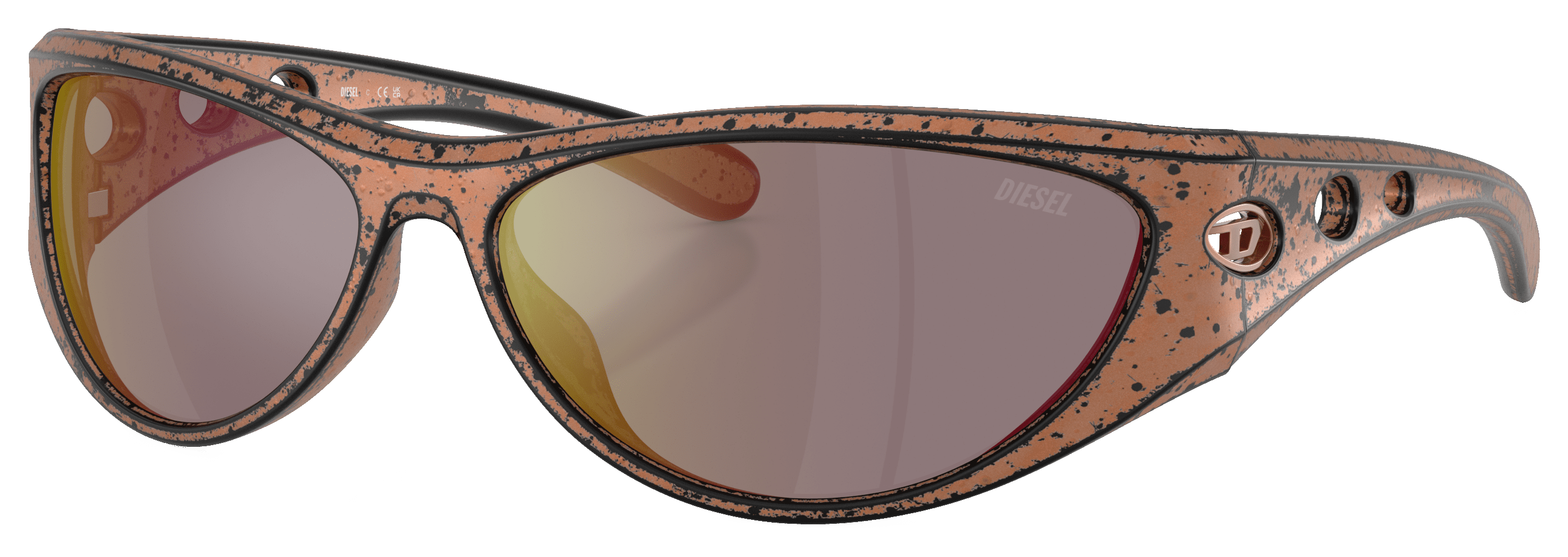 Diesel Diesel DL3004U Sunglasses - Bronze Barrelling Black/Bronze Mirror - Large - $223.00 at Cabela's Program