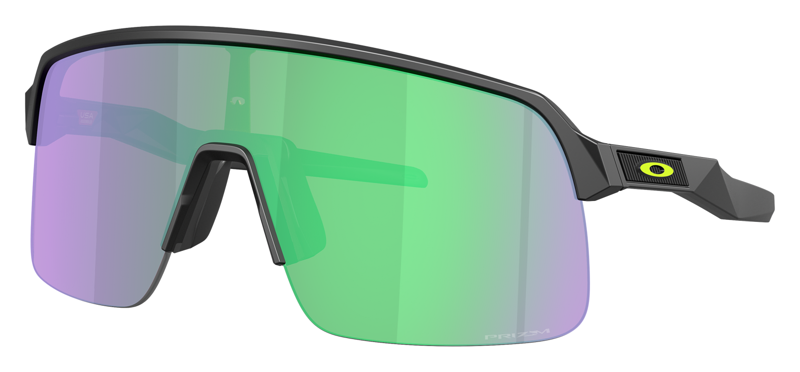 Oakley Sutro Lite OO9463 Prizm Road Mirror Sunglasses - Matte Black/Prizm Road Jade Mirror - Medium - Oakley