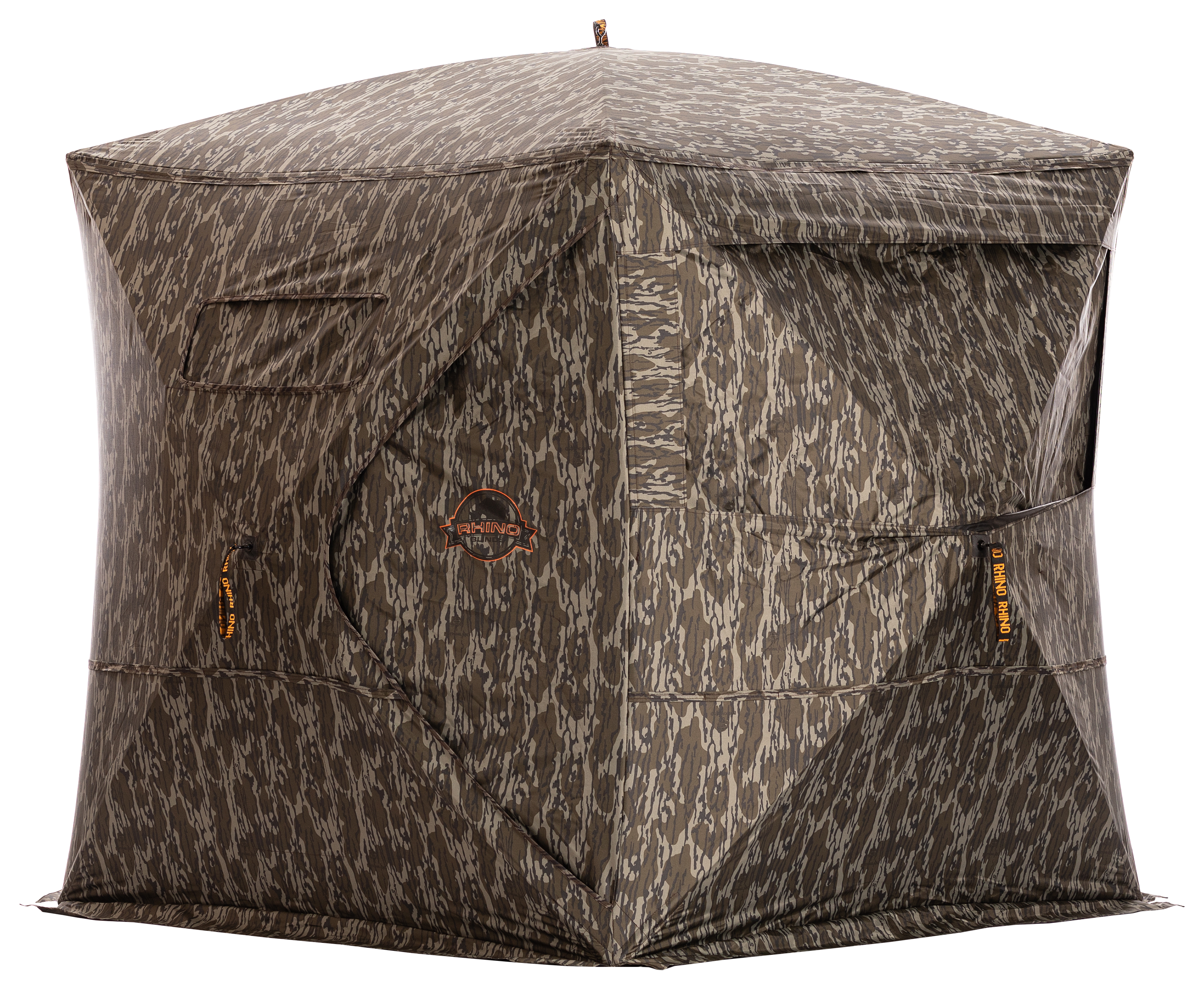 Rhino Blinds Rhino-180 See-Through Ground Blind - Mossy Oak Bottomland