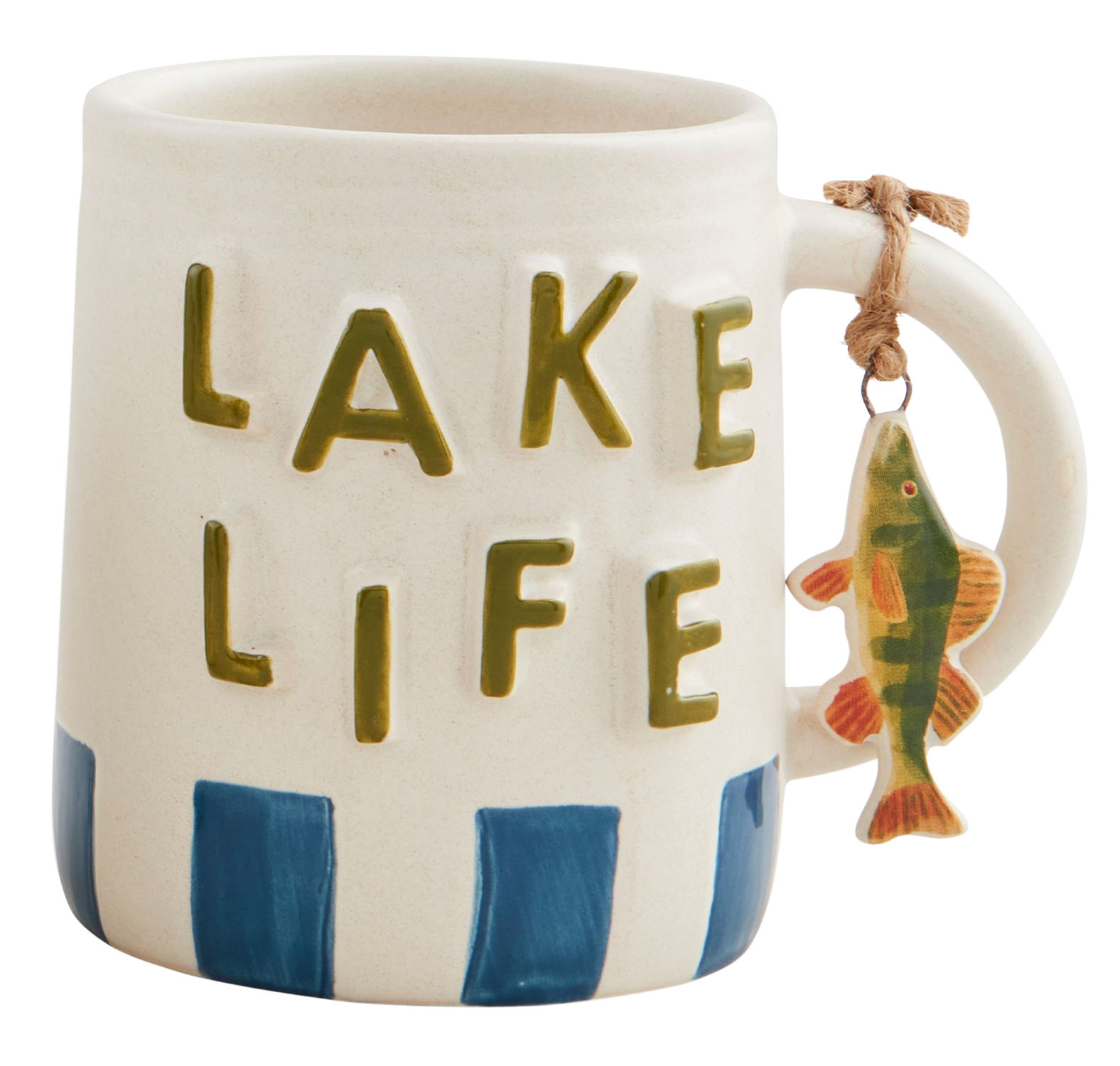 Mud Pie Lake Life Charm Mug