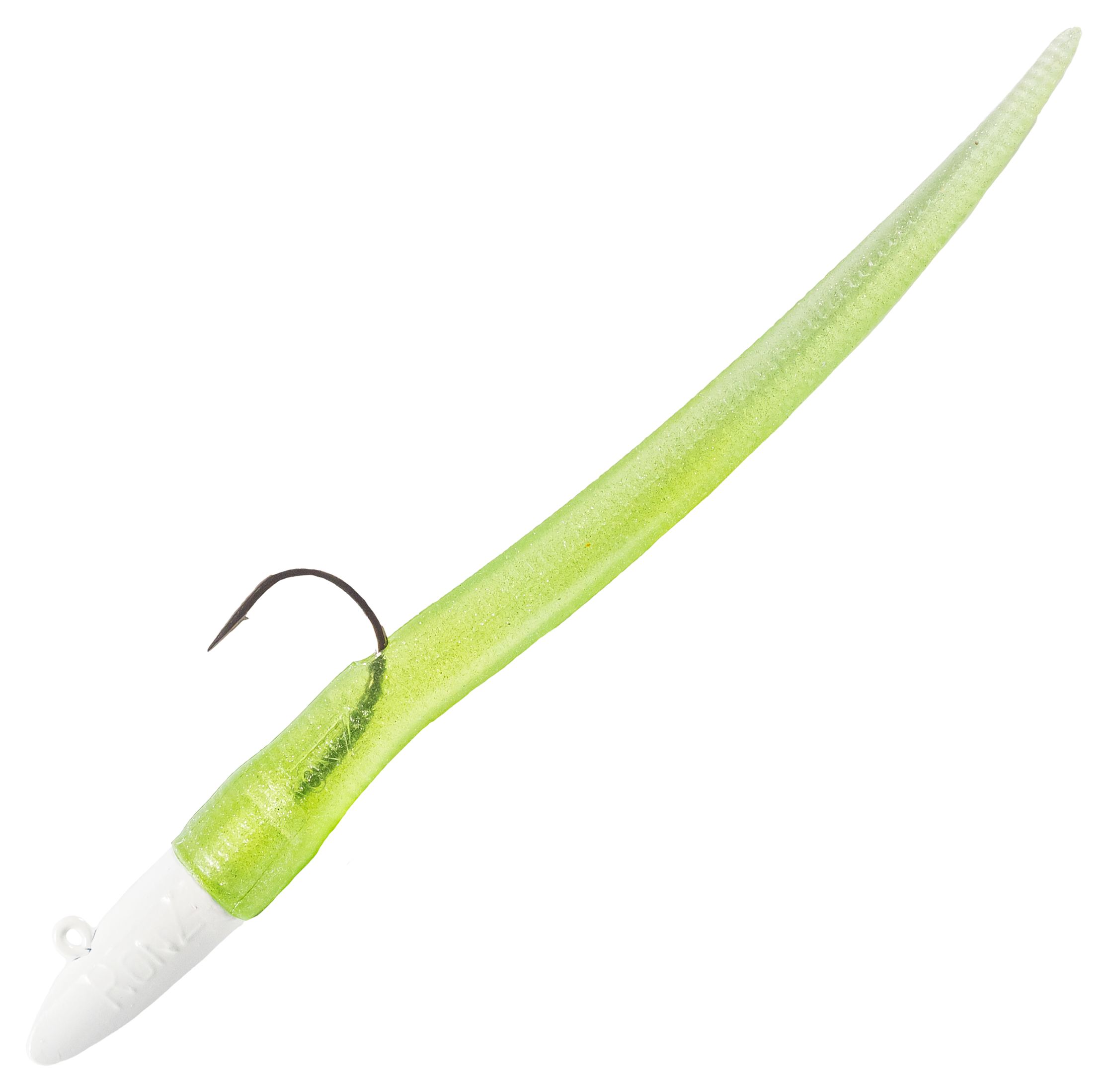 Image of RonZ Lures 6″ Original Series Jig with 3X Owner Hook - 1 oz. - Olive Metallic
