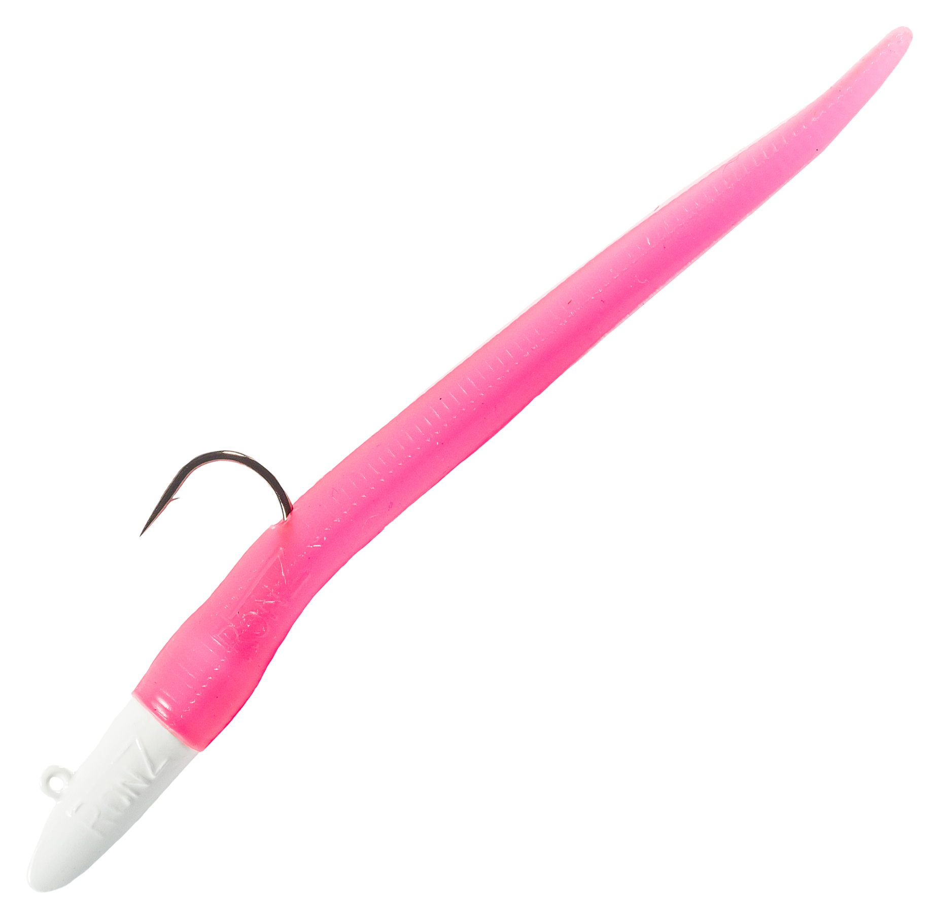 Image of RonZ Lures 6″ Original Series Jig with 3X Owner Hook - 1 oz. - Pink Fluorescent