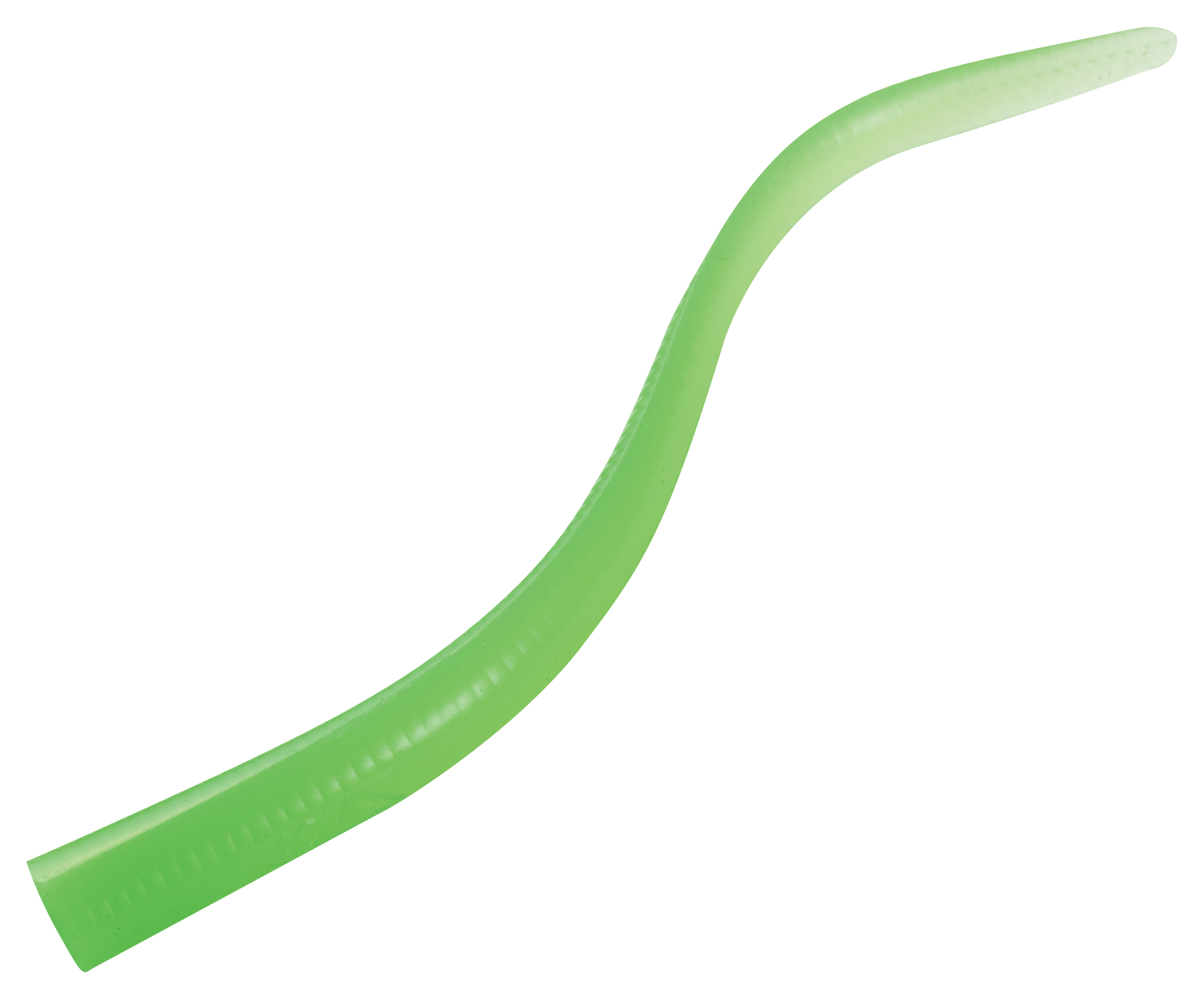 Ron Z Lures Replacement Tails - 10 - Green Glow