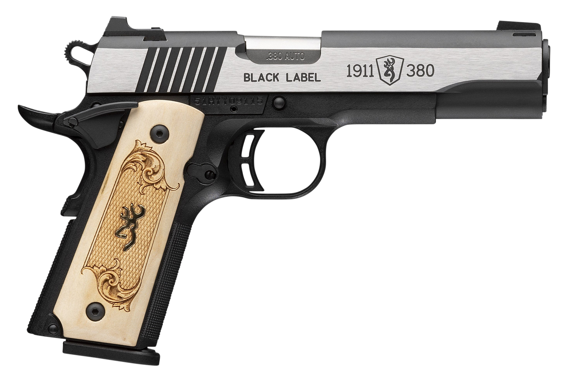 Browning Black Label Medallion Maple 1911380 FullSize SemiAuto Pistol