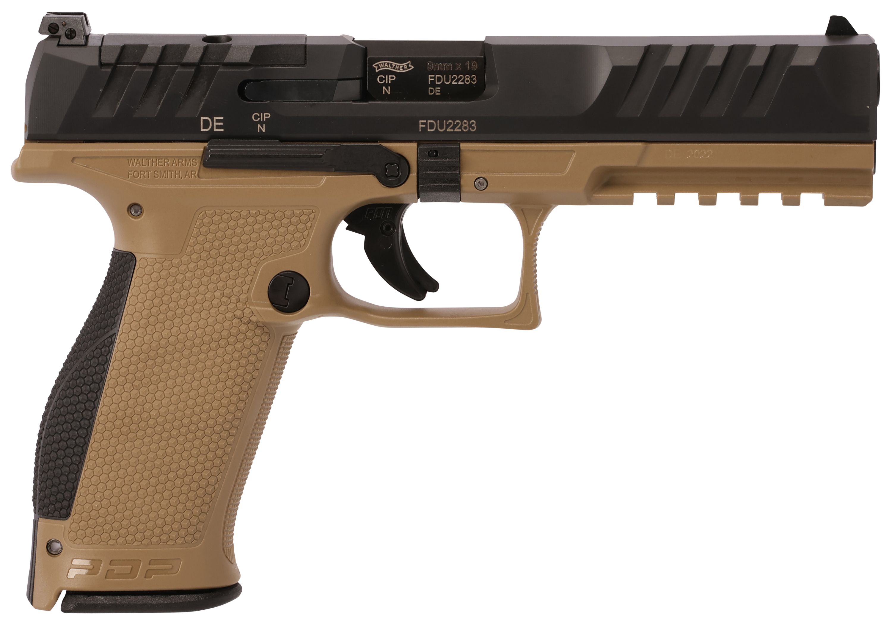 Walther PDP FullSize OpticsReady Ambidextrous SemiAuto Pistol