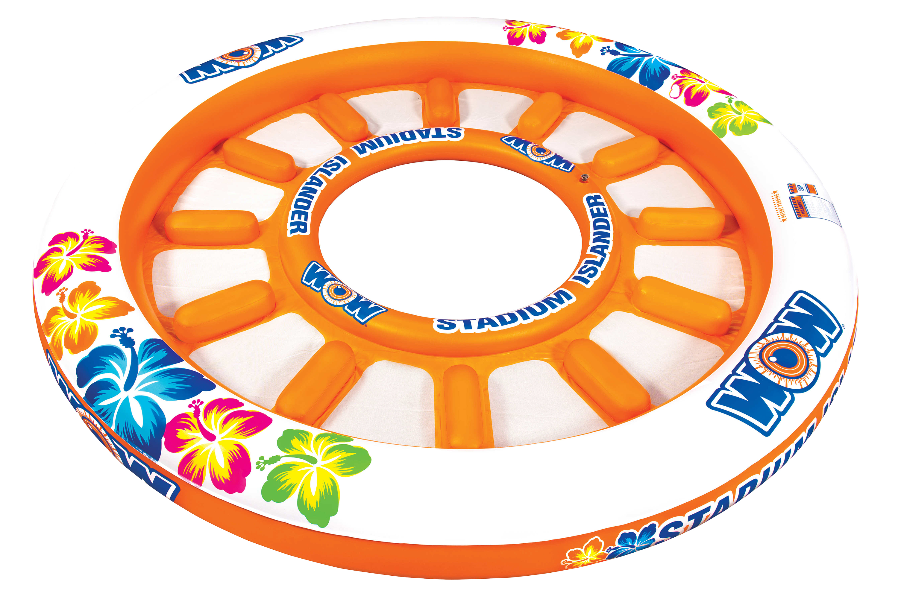 WOW Sports Stadium Islander 12-Person Inflatable Island