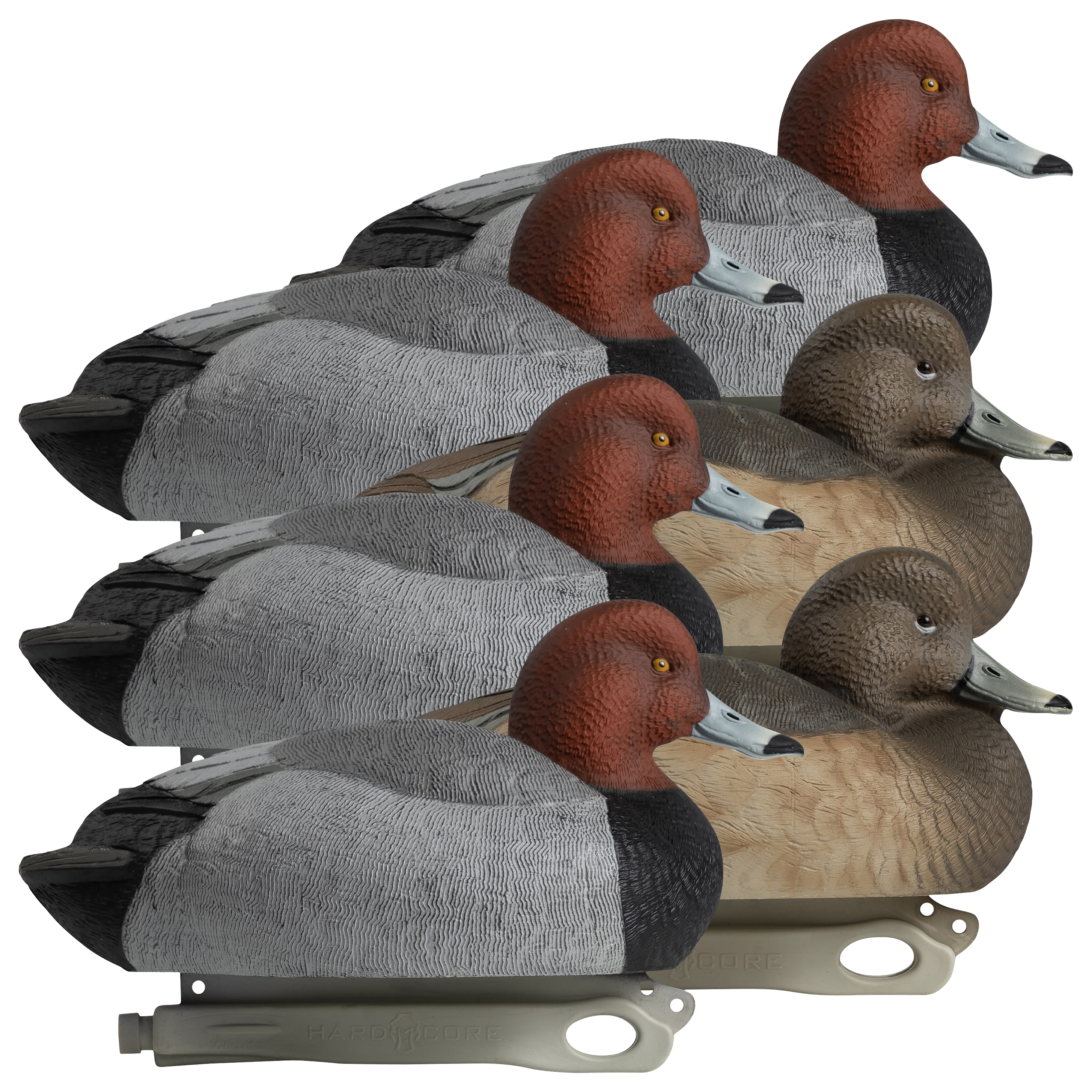 Hardcore Rugged Series Redhead Duck Decoys - Hardcore