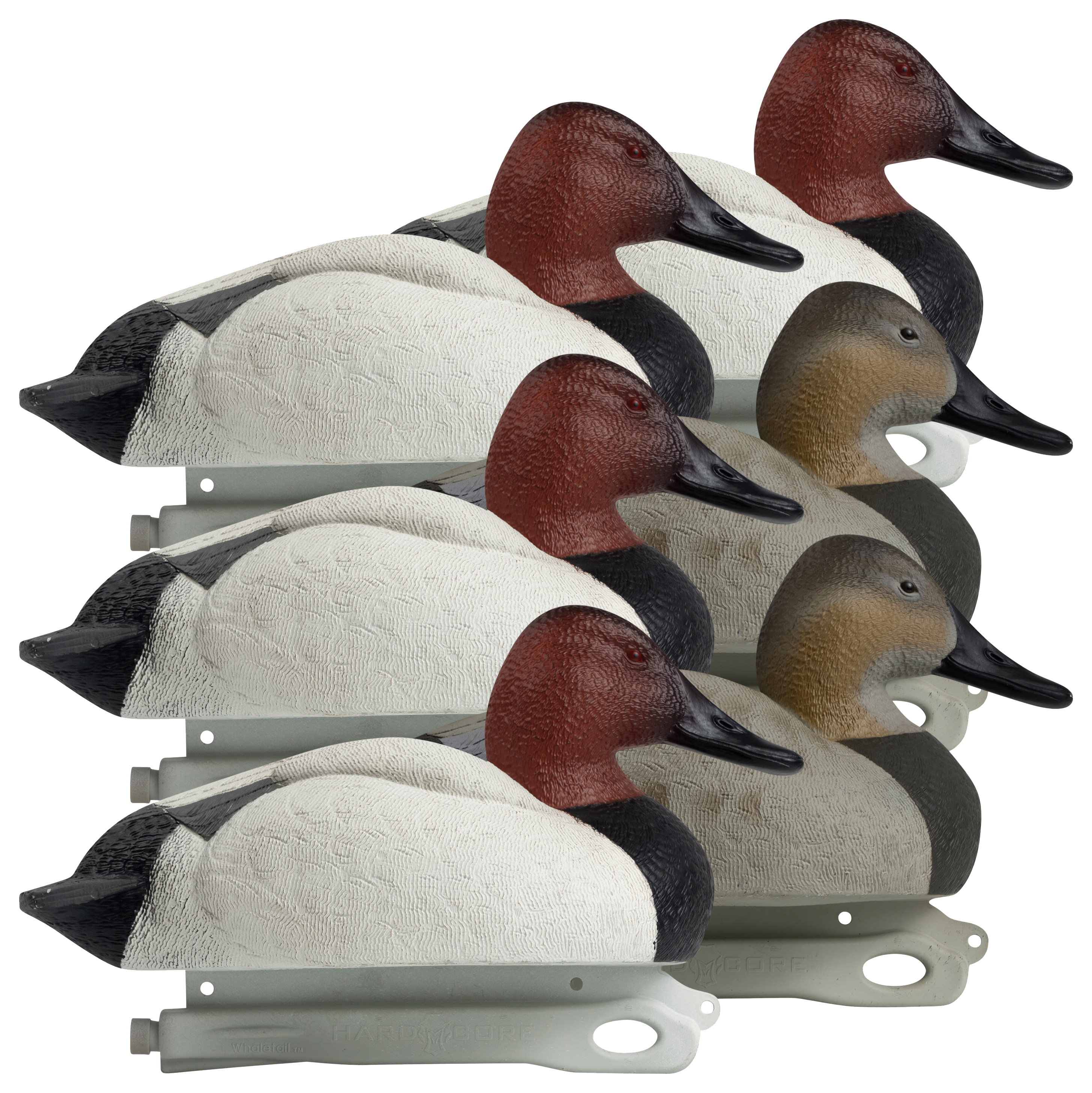 Hardcore Rugged Series Canvasback Duck Decoys - Hardcore