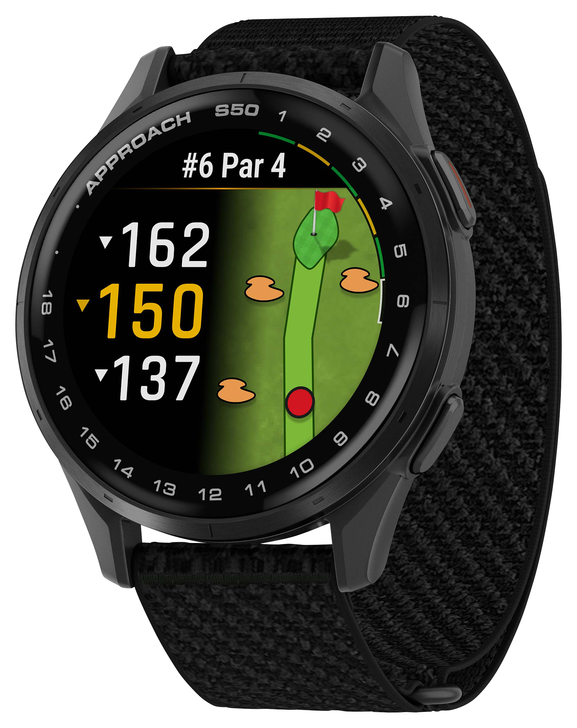 Garmin Approach S50 GPS Golf Smartwatch with ComfortFit Nylon Band - Garmin