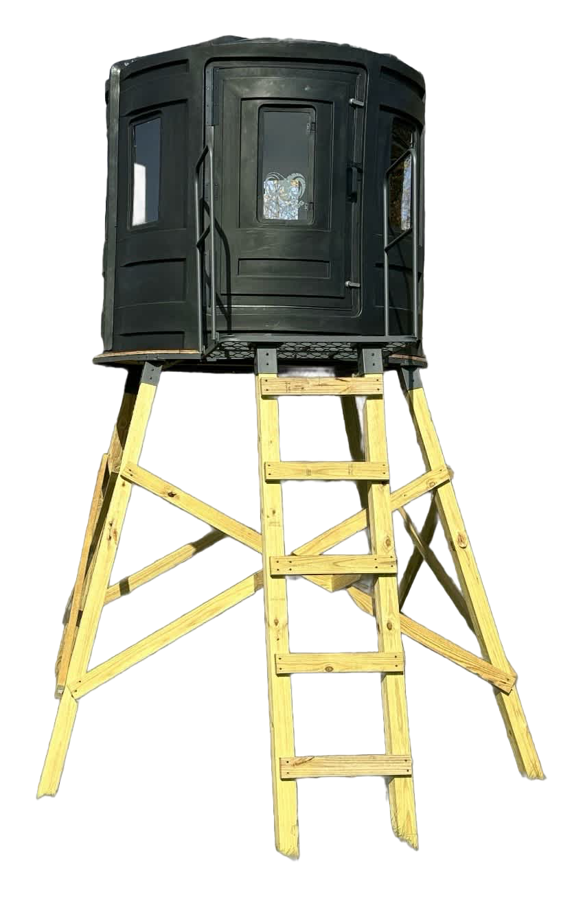 RAM Blinds Ram Blinds 700 Hunting Blind with Clear Windows, Platform, and Landing - $1799.99 at Cabela's Program