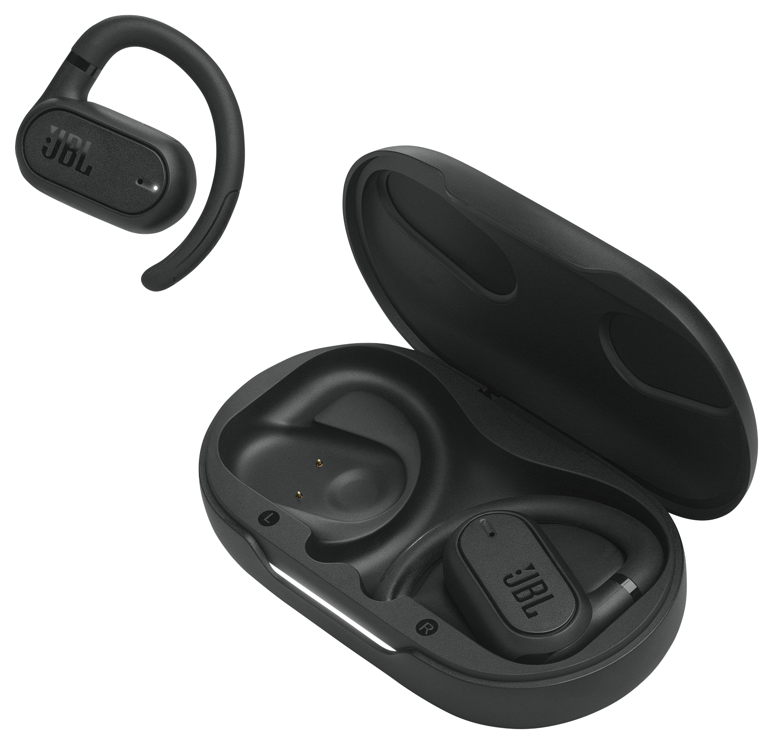 JBL by Harman Soundgear Sense Hybrid Open-Ear Headphones with Detachable Neckband
