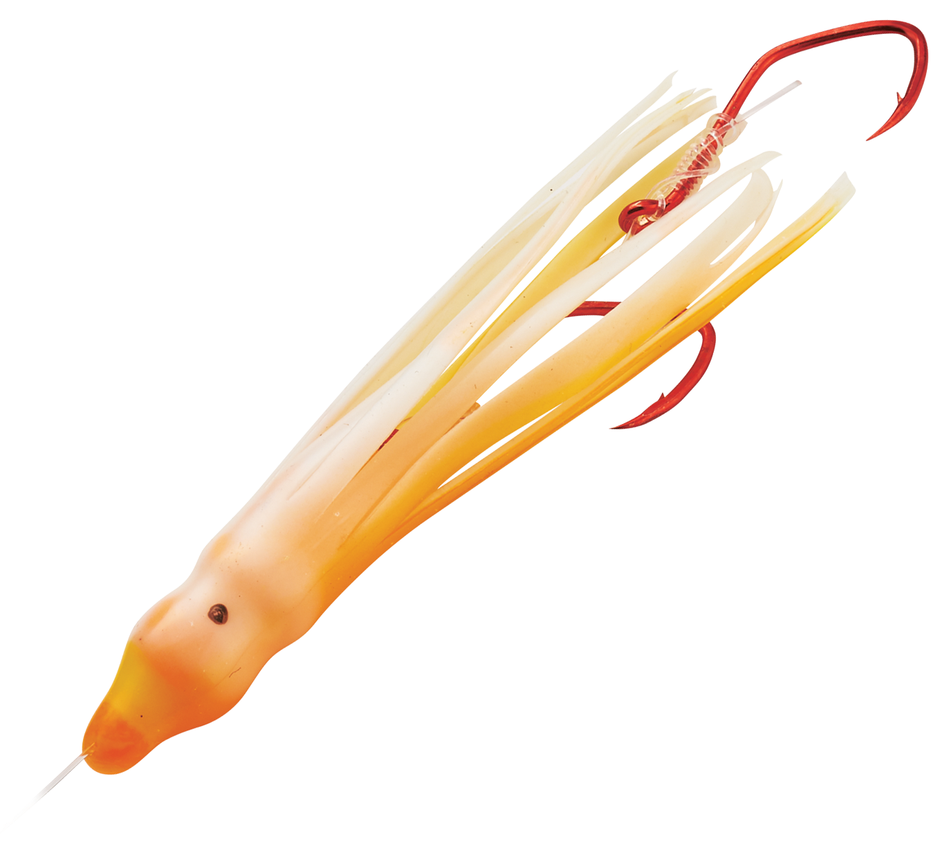Christensons Slammin Salmon Squid Rig - 2 - Orange Creme