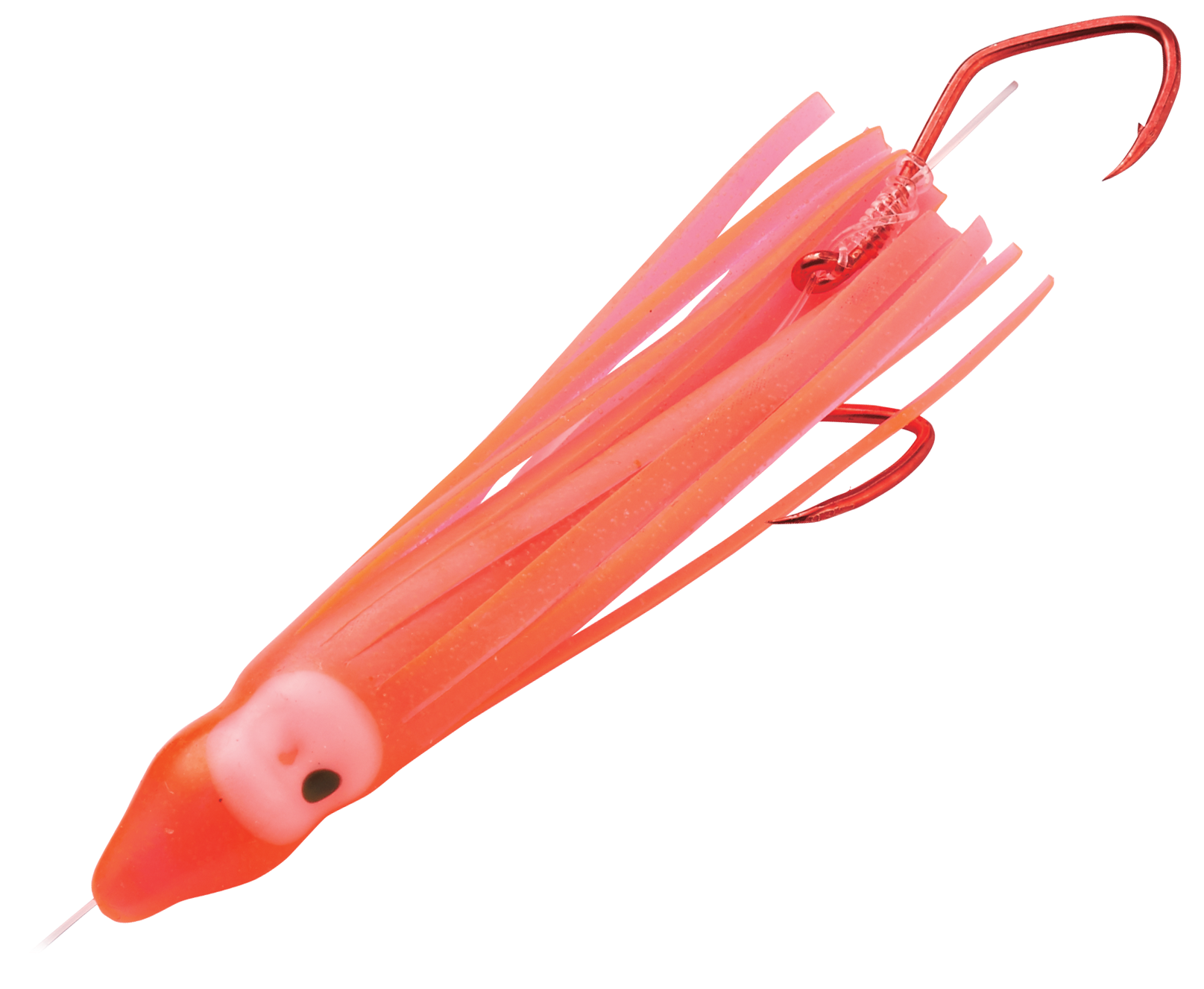 Christensons Slammin Salmon Squid Rig - 2 - Pink Glow