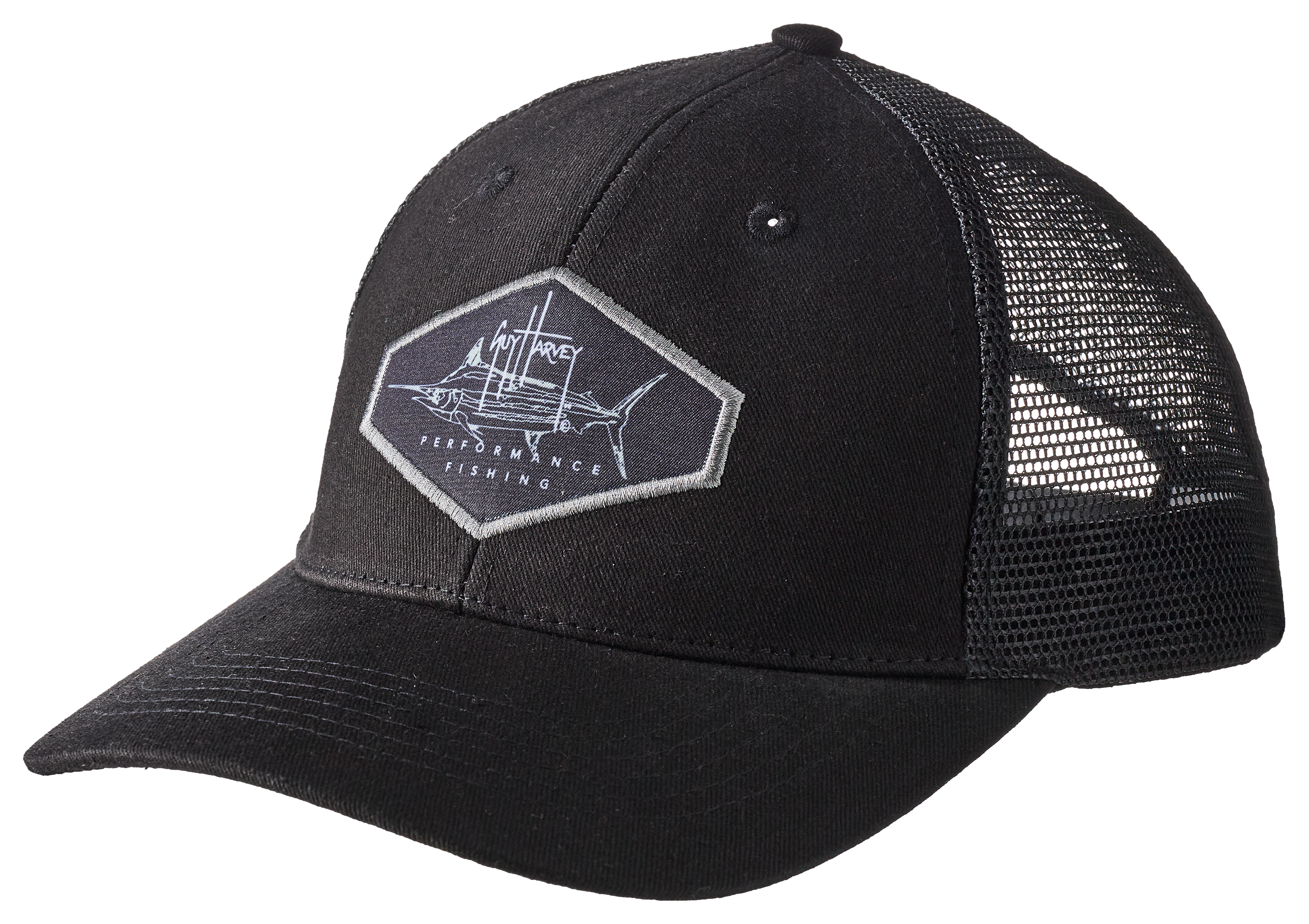 Guy Harvey Guy Harvey Marlin Patch Cap - Black/Gray - $30.00 at Cabela's Program