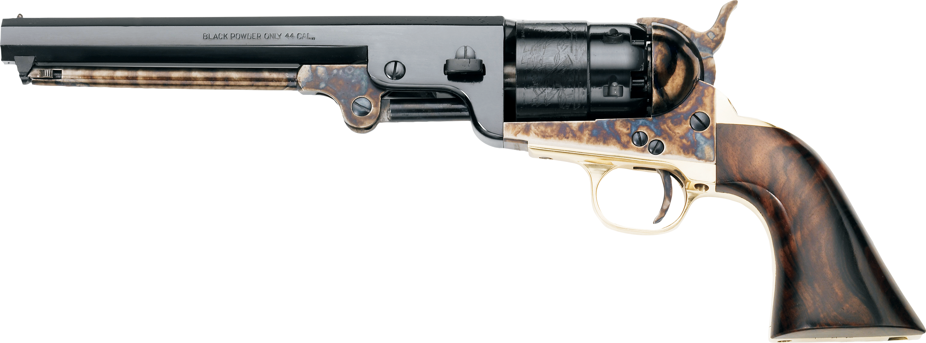 Pietta 1851 Navy Yank Steel .44-Cal. Black-Powder Revolver