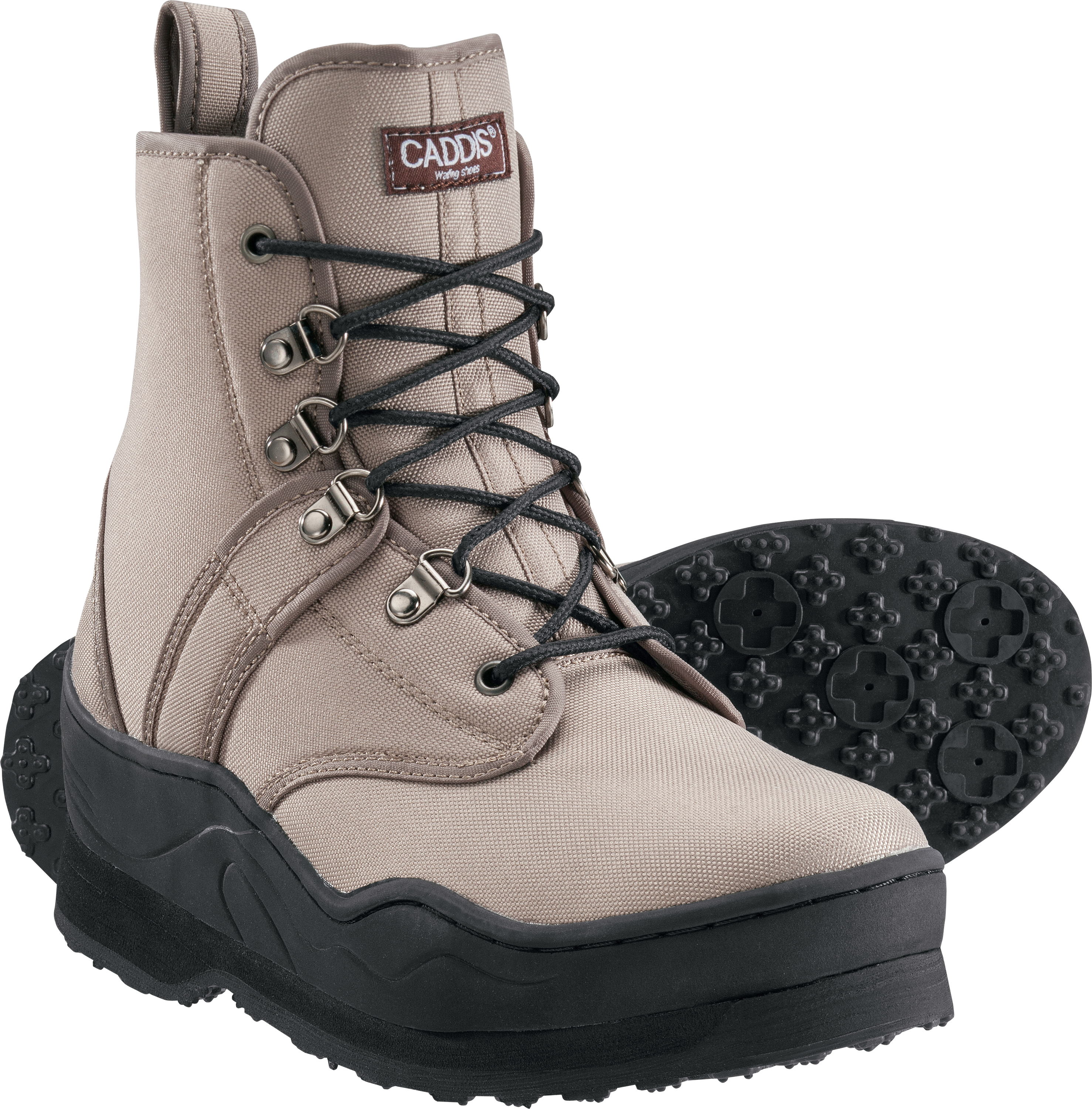 Caddis Explorer Wading Boots with EcoSmart II Lug Soles for Men - Taupe - 9