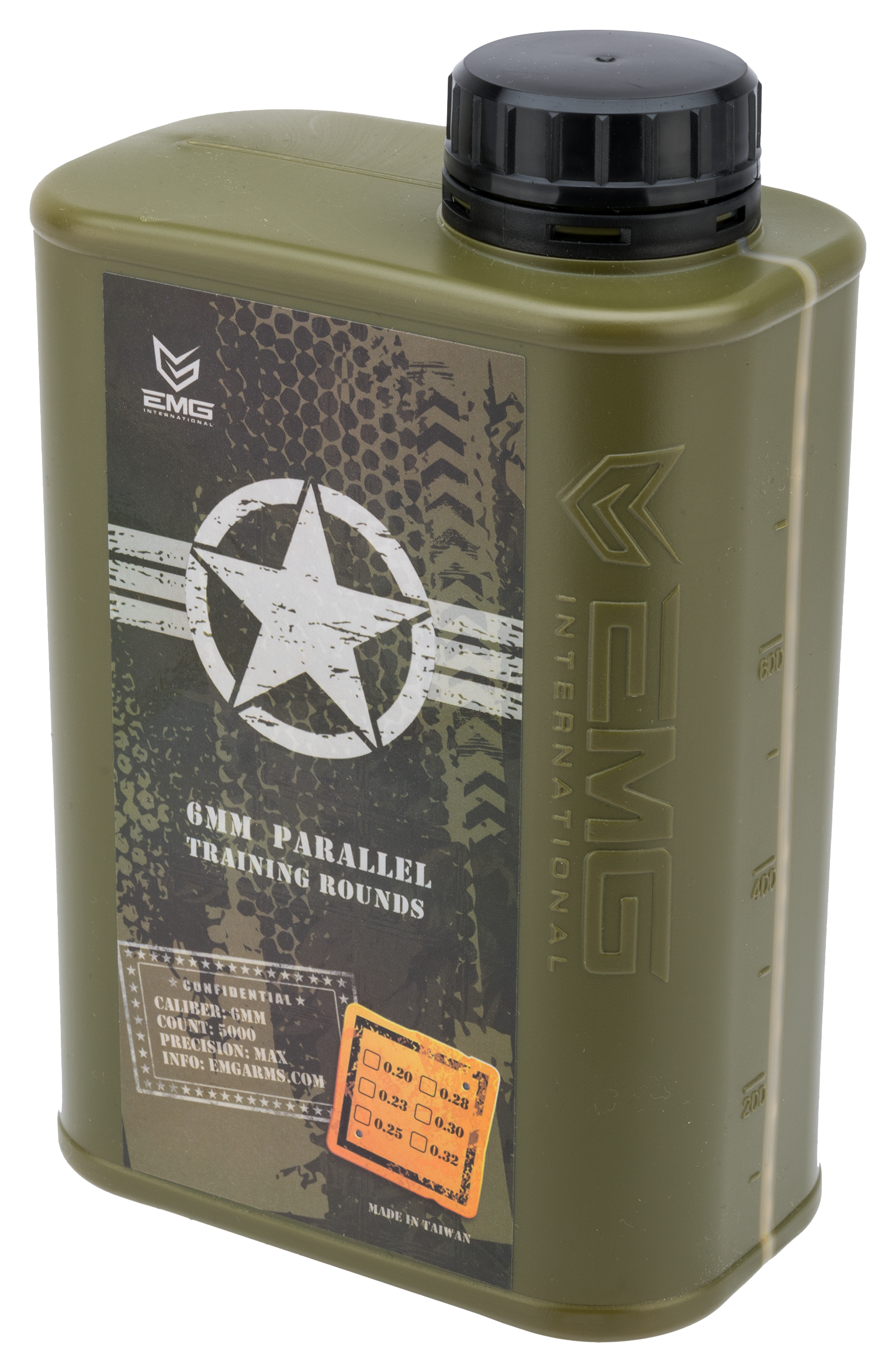 EMG International Match-Grade Airsoft Ammo - 5,000 Count