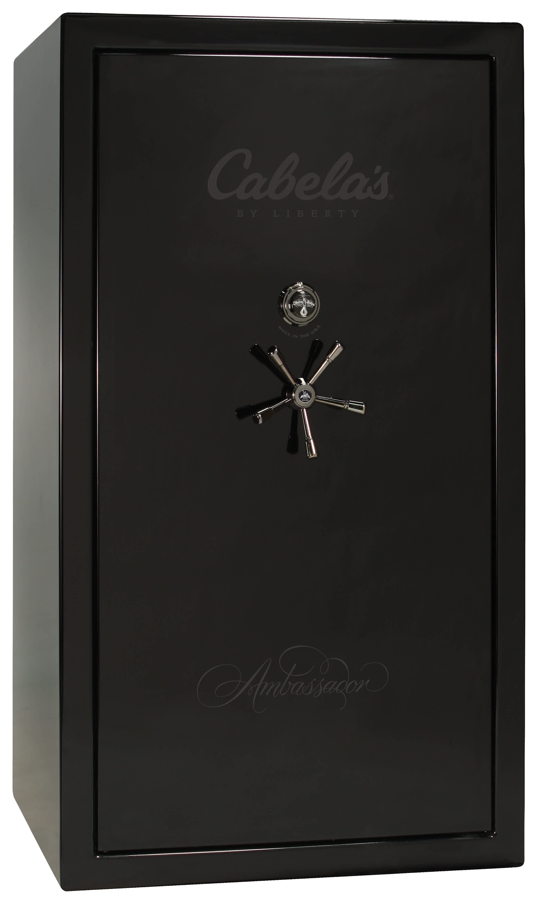Cabela's Ambassador 50-Gun Mechanical-Dial Safe by Liberty - Black Gloss