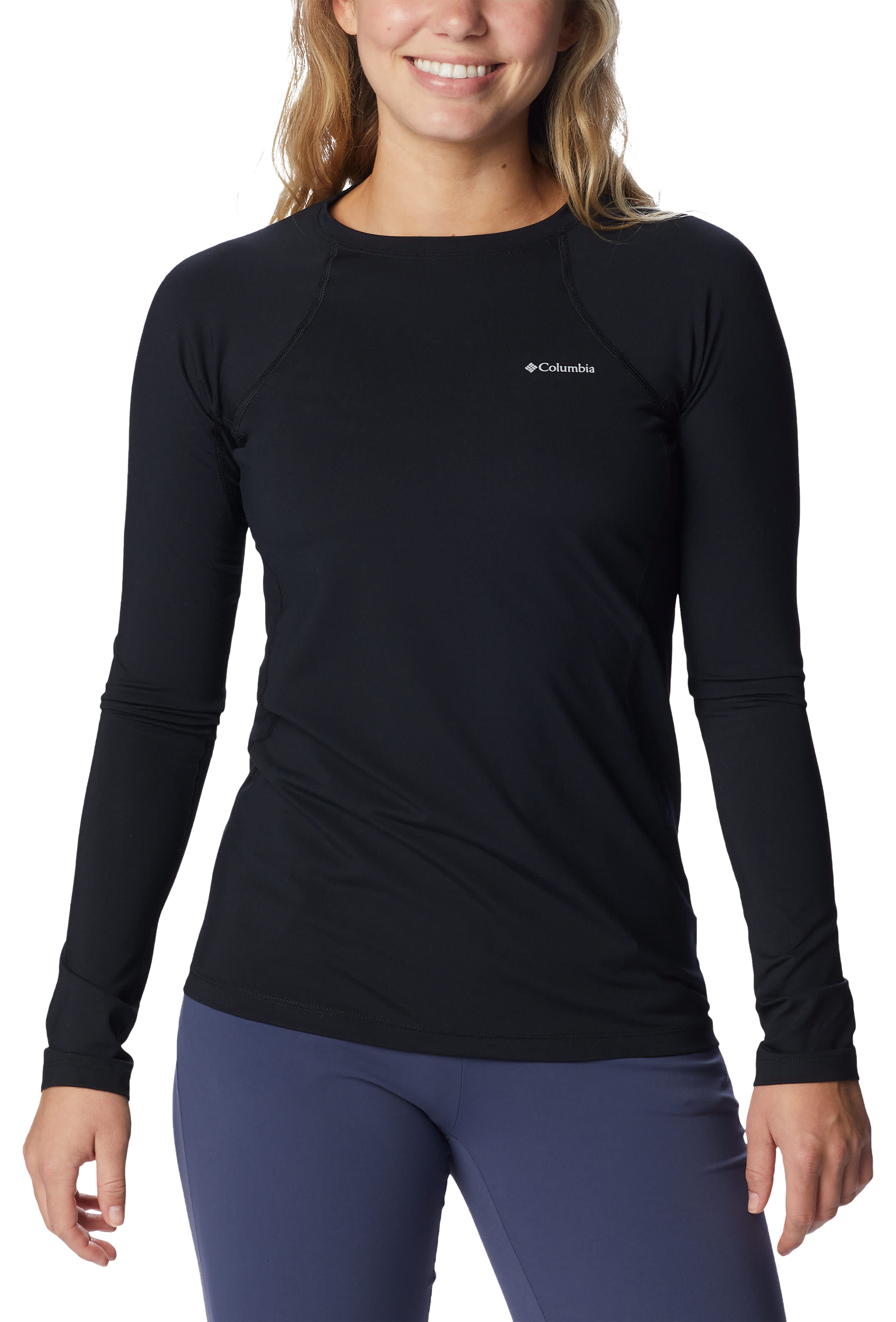 Columbia Columbia Midweight Stretch Long-Sleeve Baselayer Shirt - Black - $60.00 at Cabela's Program