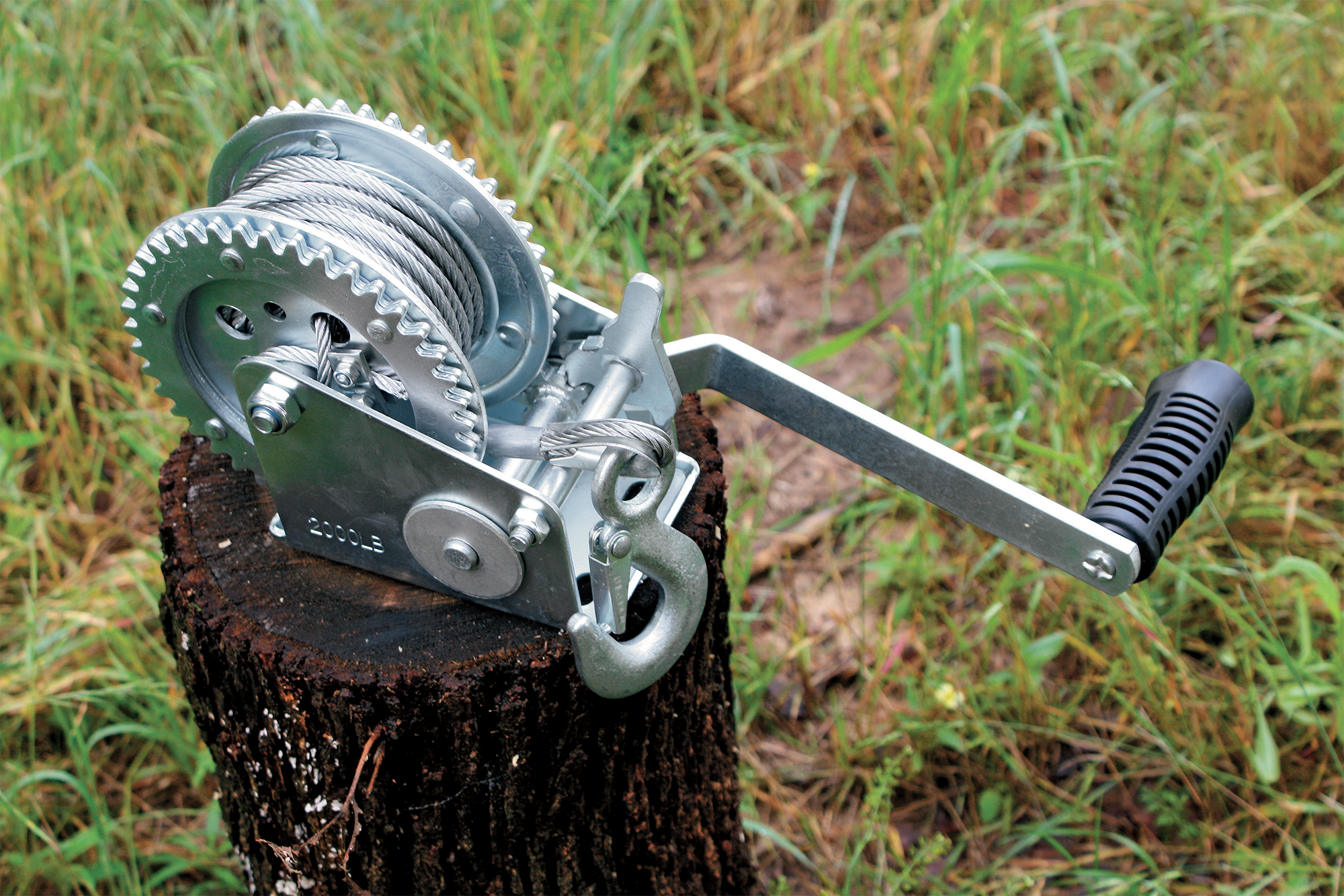 Boss Buck 1,200-lb. Winch with Hook and Cable