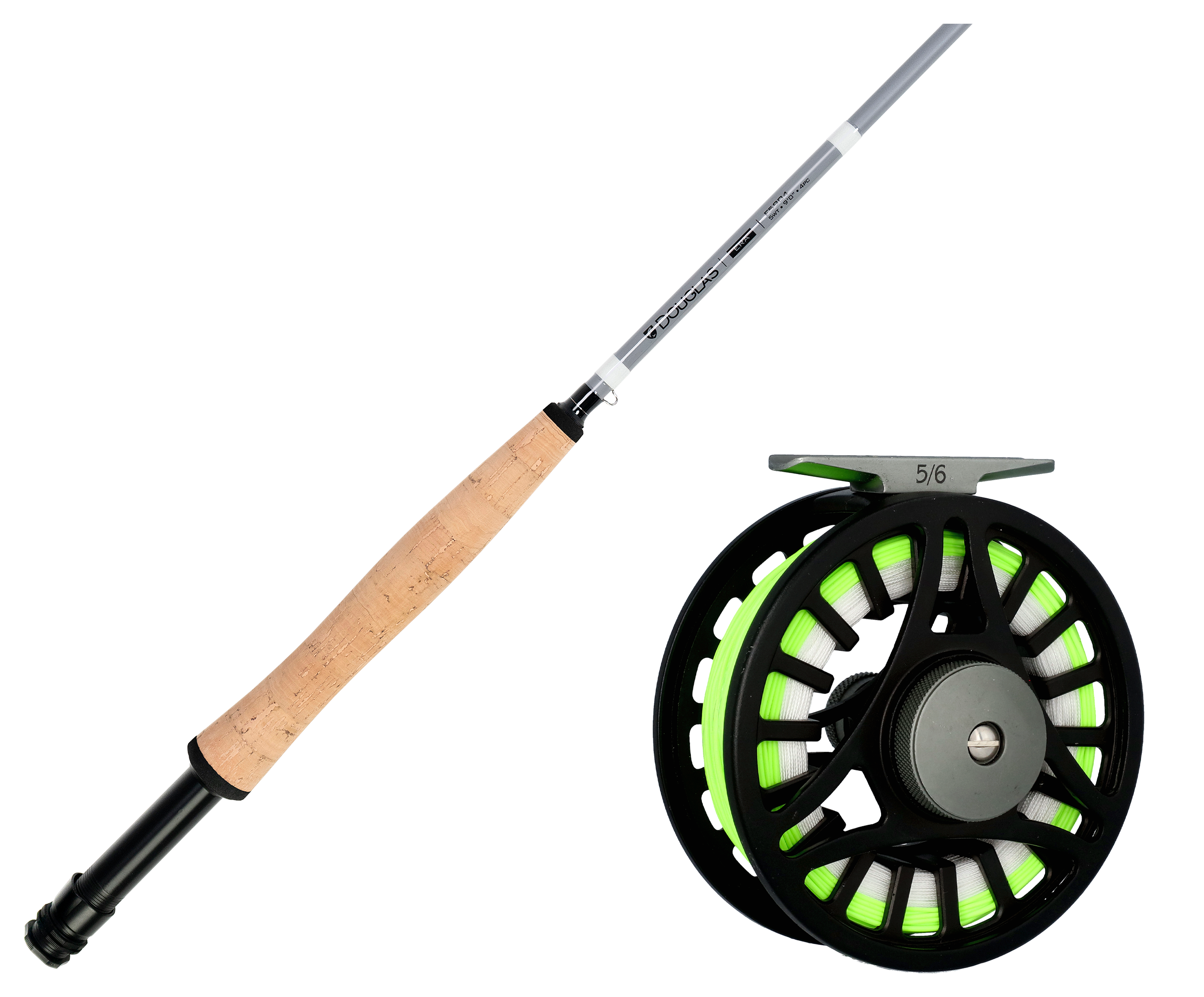Douglas Outdoors ERA Fly Rod and White River Fly Shop Riseform Loaded Fly Reel Combo - 8WT - 9'