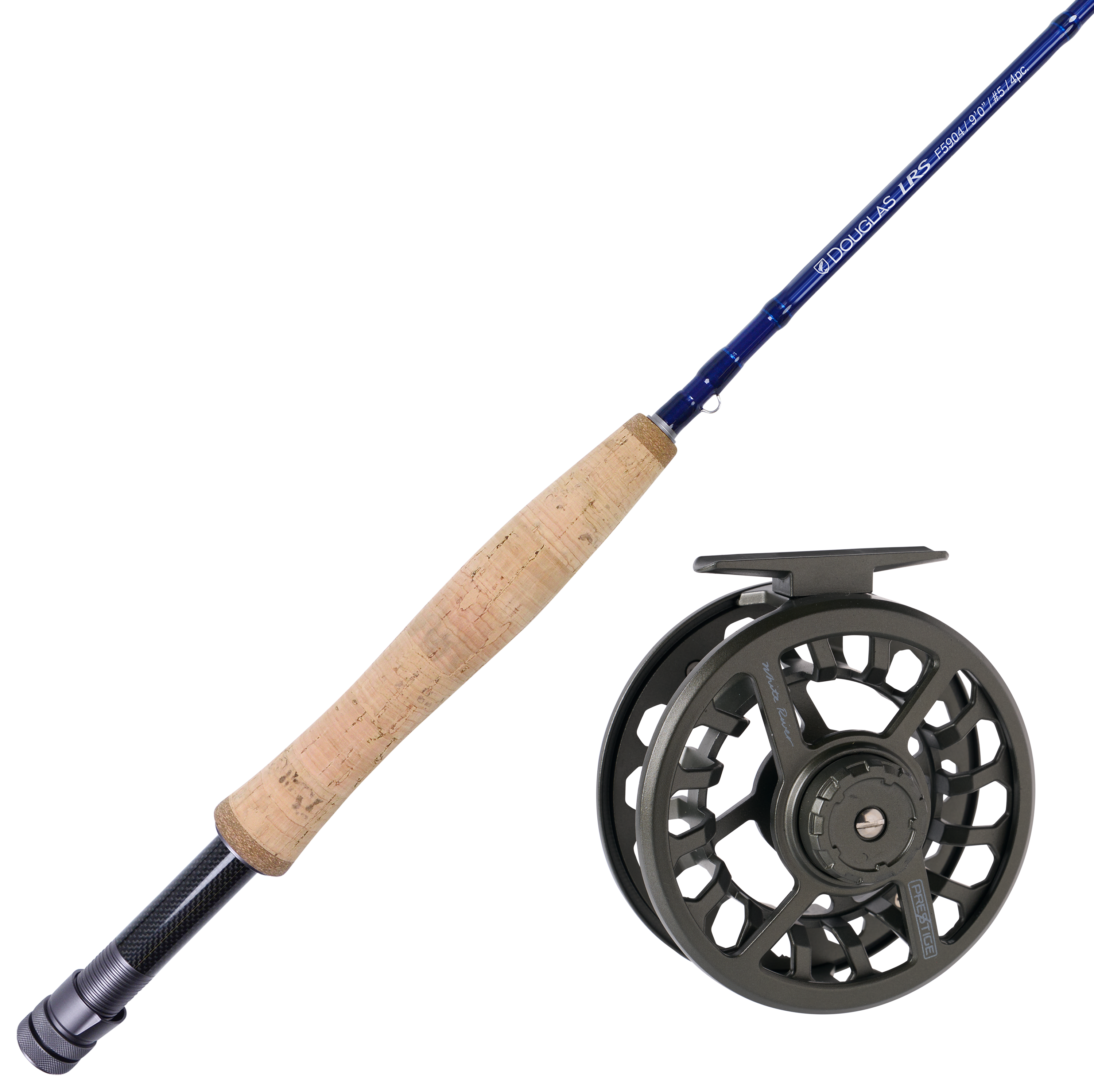 Douglas Outdoors LRS Fly Rod and White River Fly Shop Prestige Fly Reel Combo - 8 Wt. - 9' - B