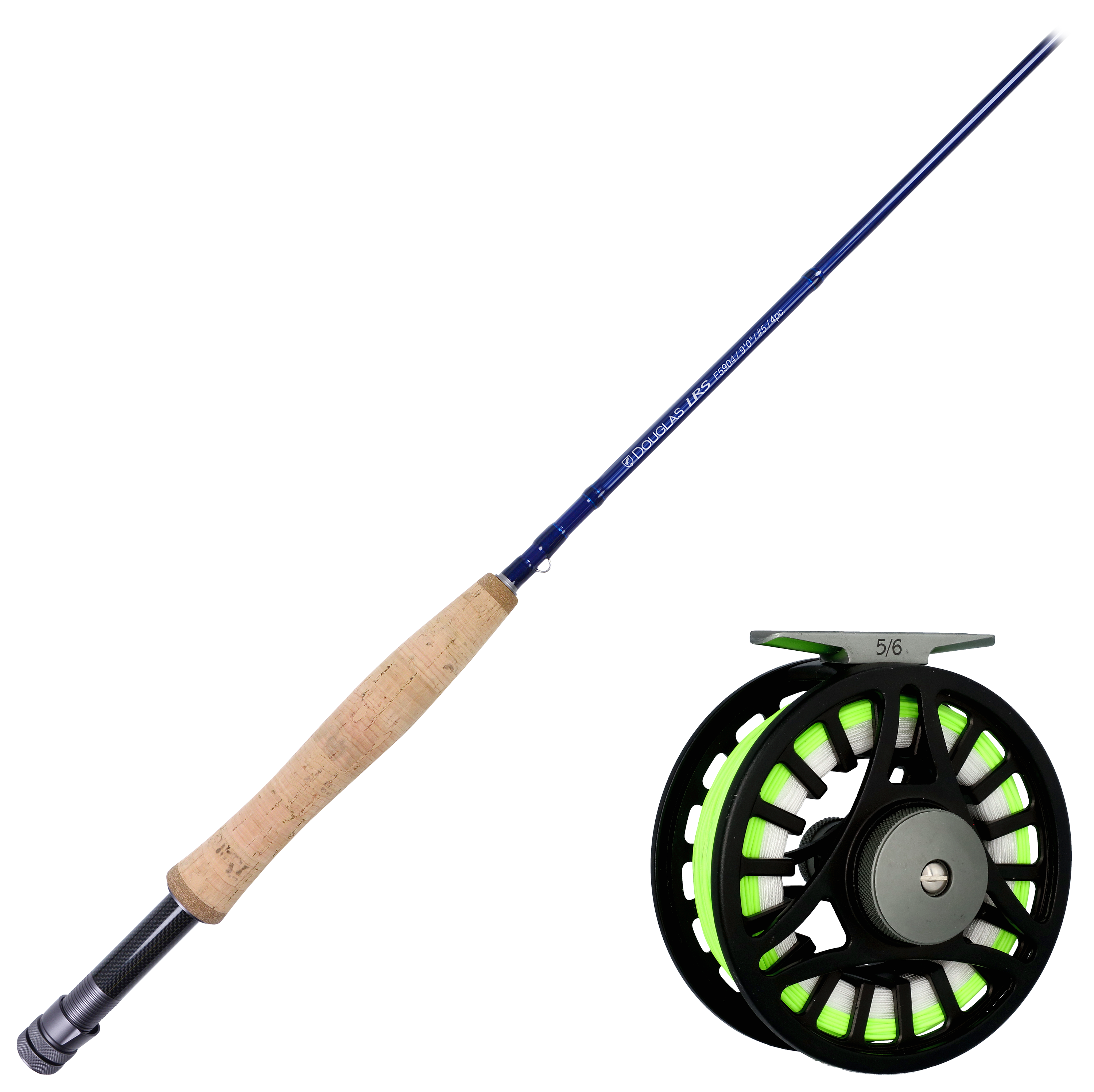 Douglas LRS 4-piece Fly Rod and White River Fly Shop Riseform Loaded Fly Reel Combo