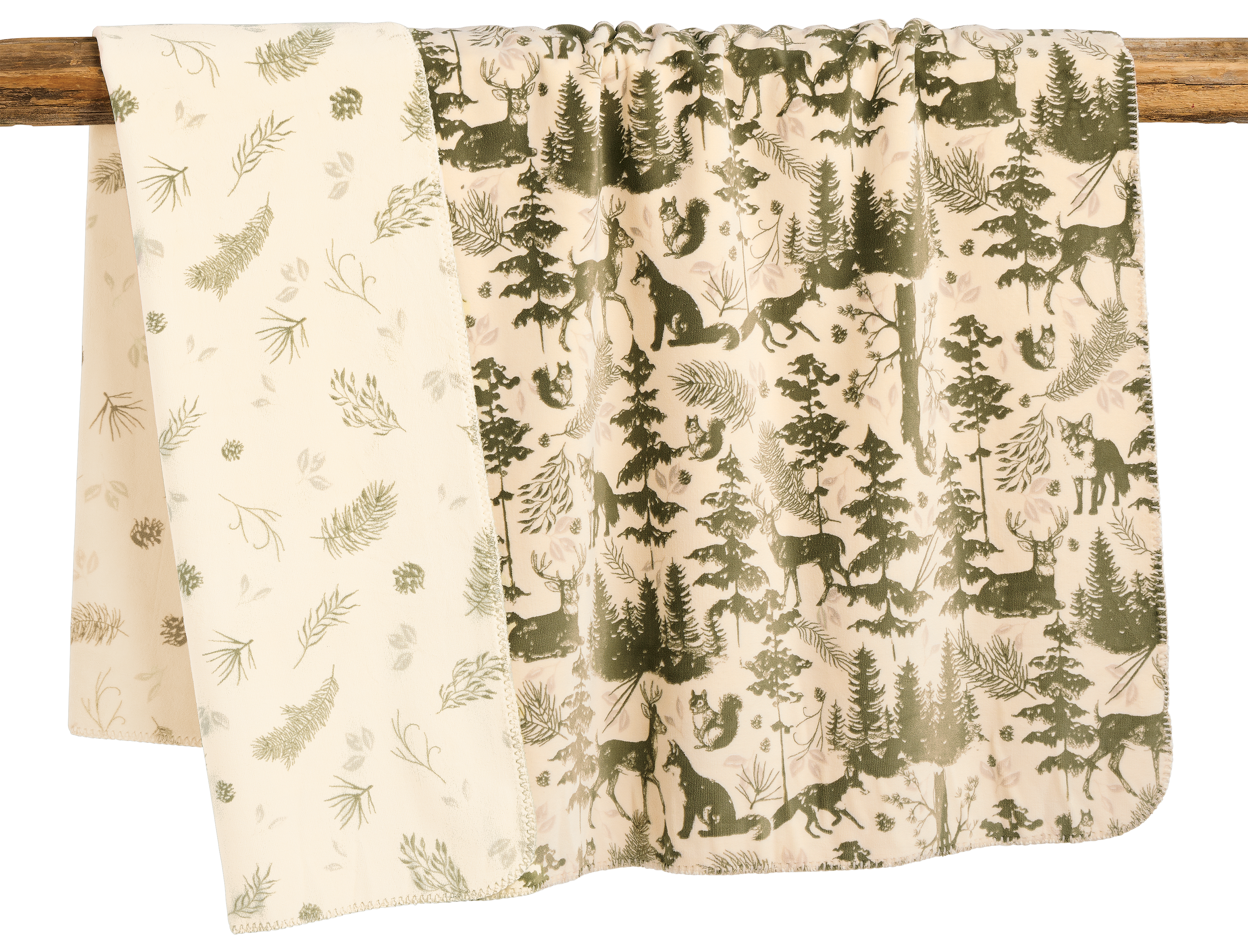 White River Home White River Home Coco Flannel Throw - Woodland - $29.99 at Cabela's Program