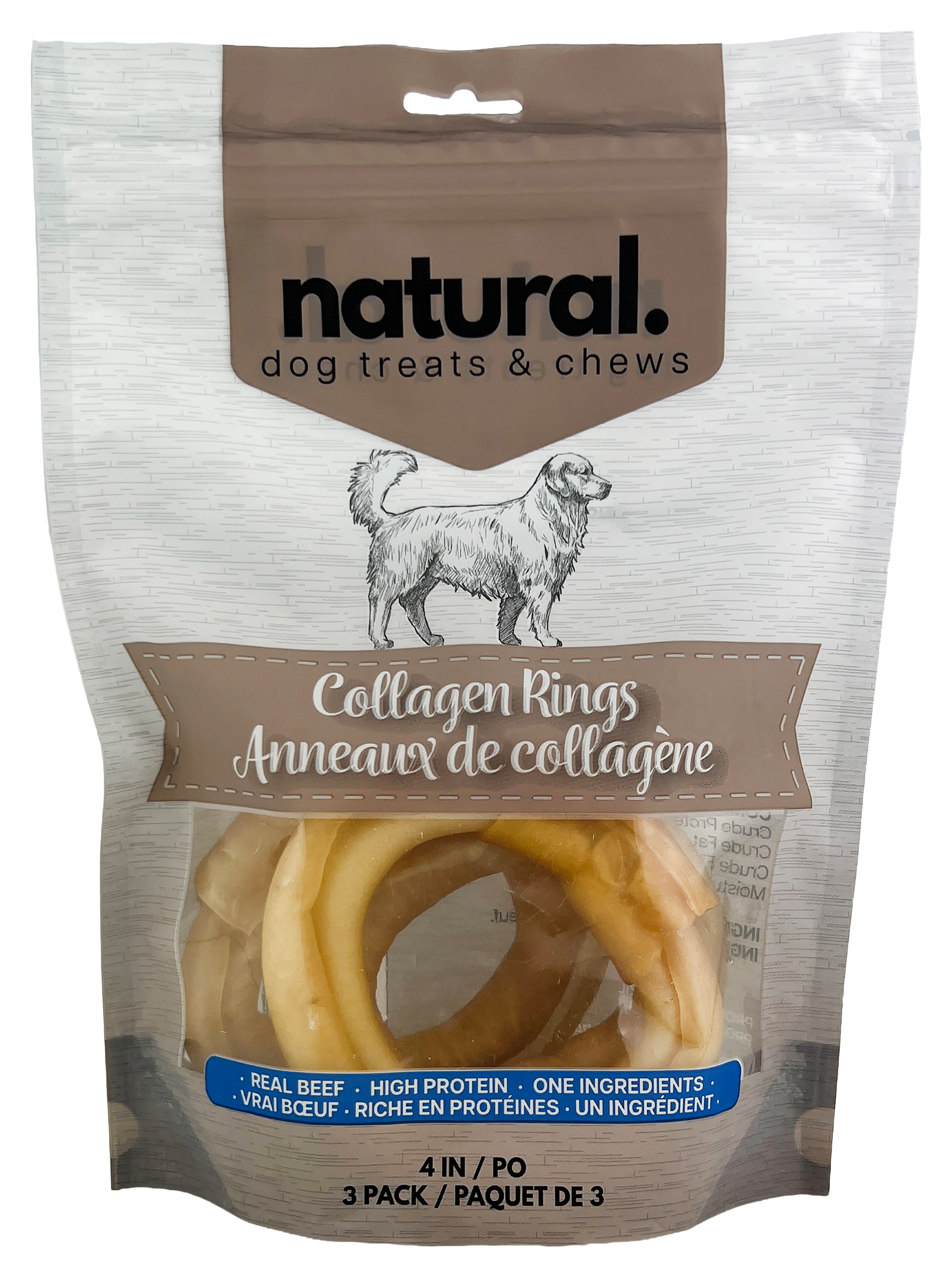 Natural Natural Collagen Donut Chew - Beef - 4? - 3 Pack - $9.99 at Cabela's Program