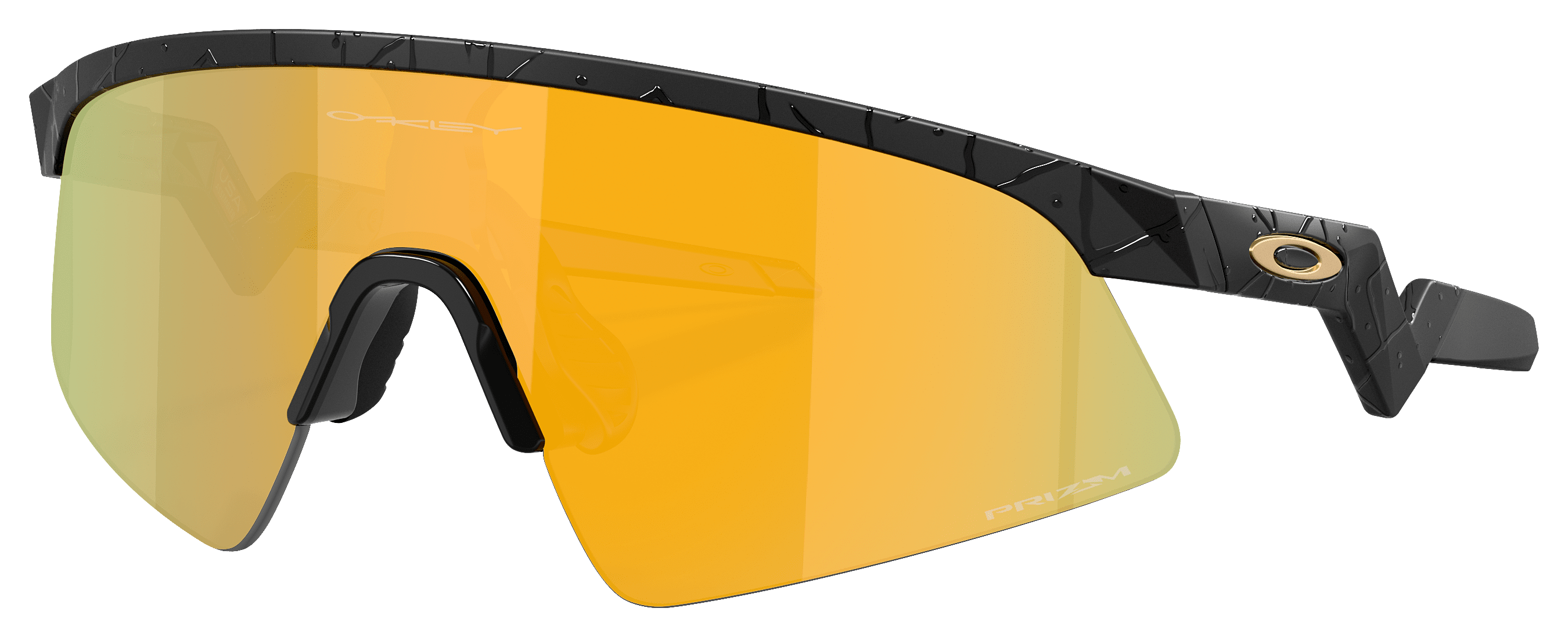 Oakley Jr. Oakley Jr. Resistor Sweep OJ9015 Prizm Bronze Mirror Sunglasses for Kids - Matte Black Splatter/Prizm 24K Mirror - $133.00 at Cabela's Program