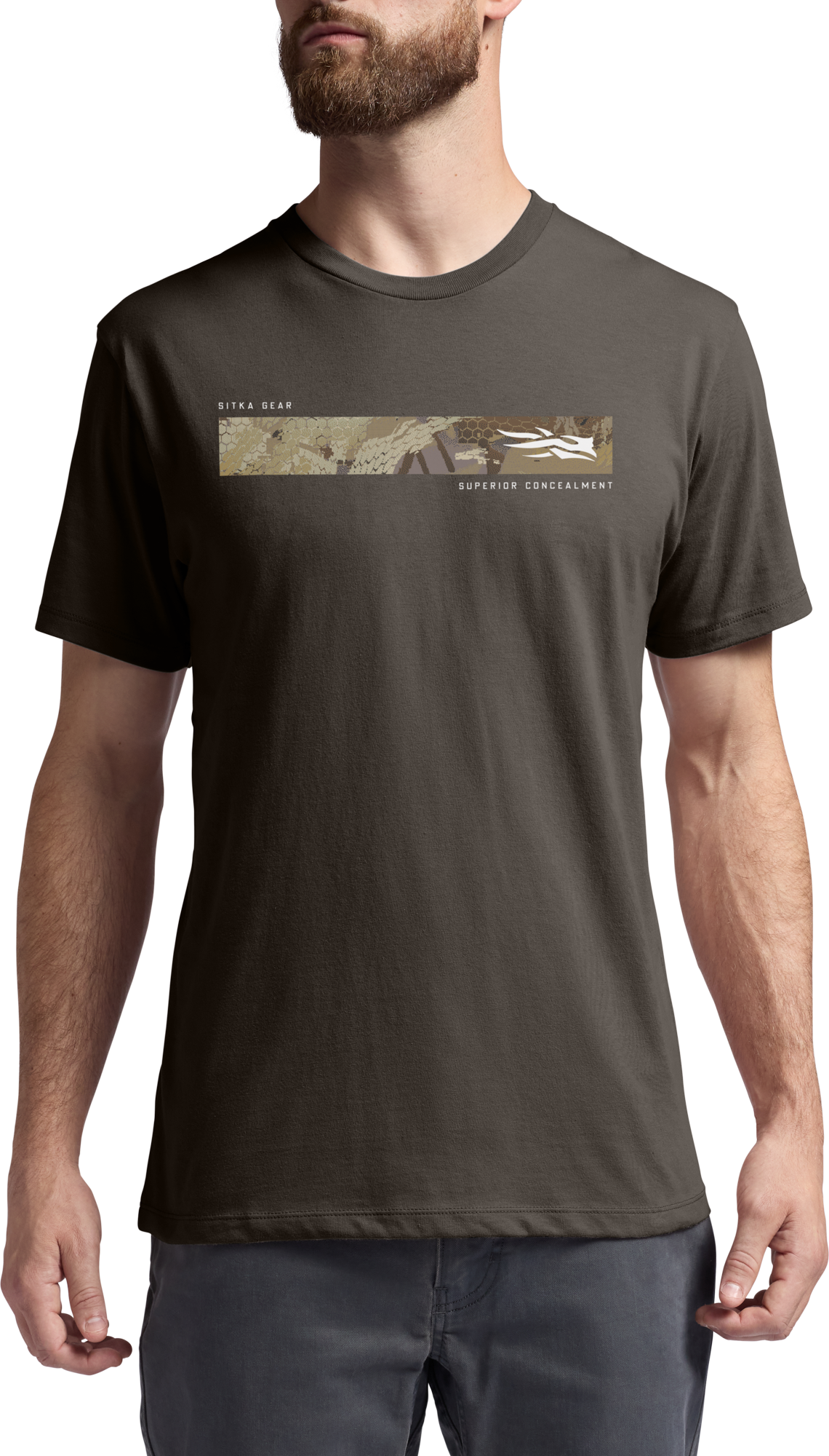 SITKA SITKA Superior Concealment Short-Sleeve T-Shirt - Earth/Optifade Marsh - $35.00 at Cabela's Program