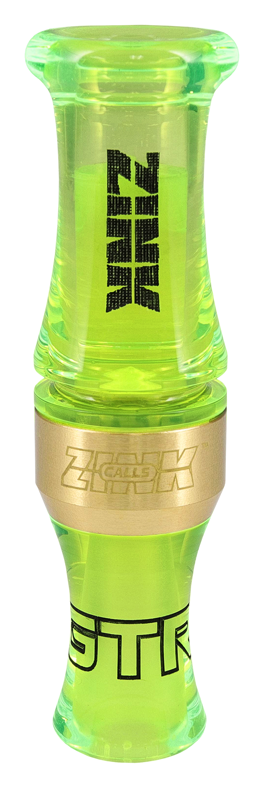 Zink Green Top Rocker Duck Mouth Call Green Envy - Zink