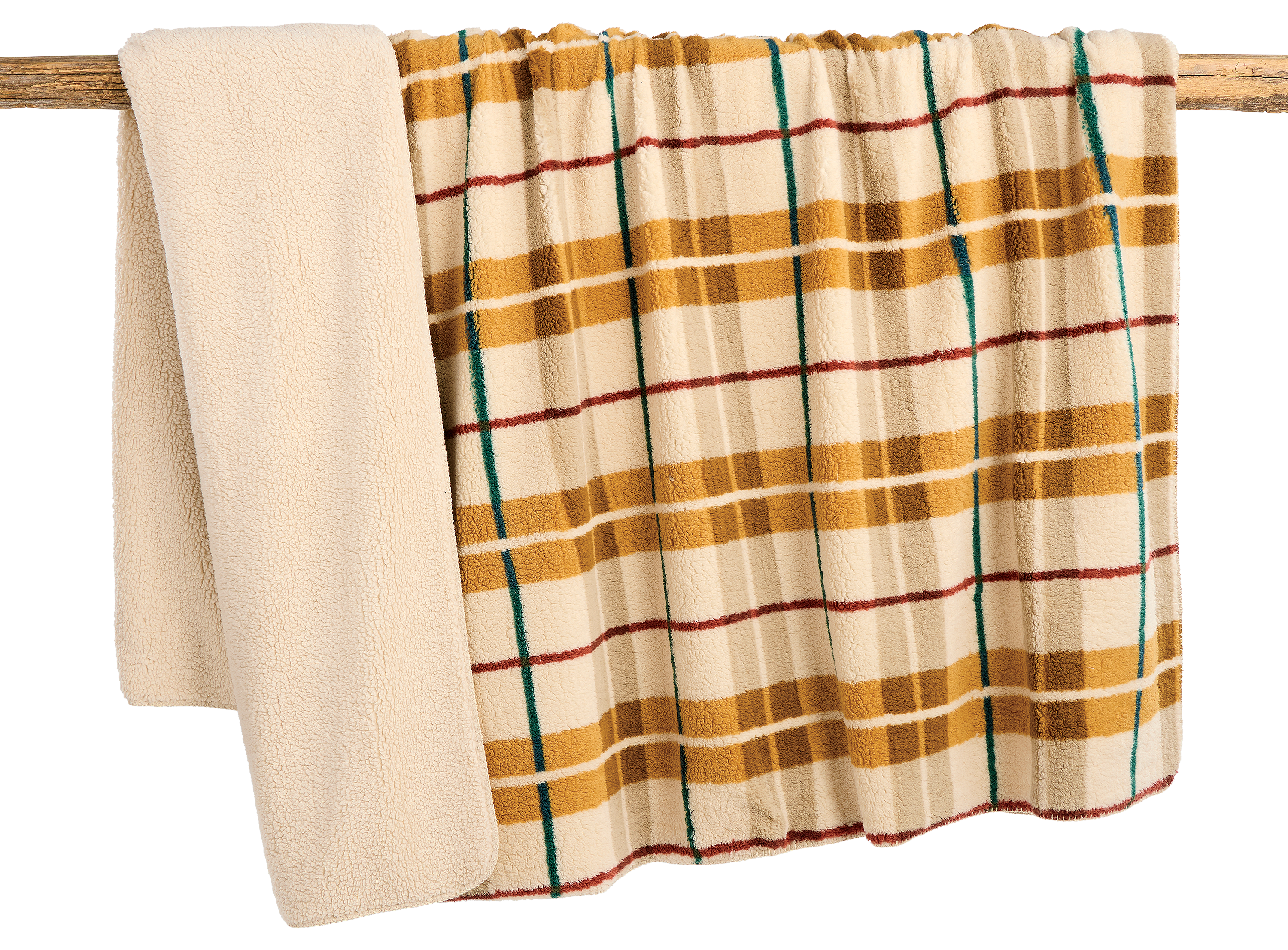 White River Home White River Home Oversized Sherpa Blanket - Multi Plaid - $31.98 at Cabela's Program