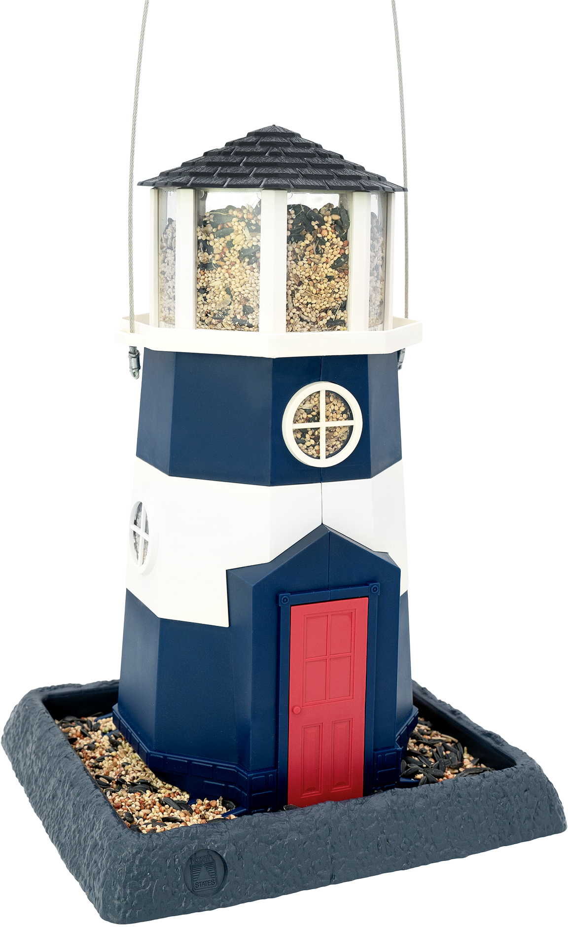 North States Navy Lighthouse Birdfeeder