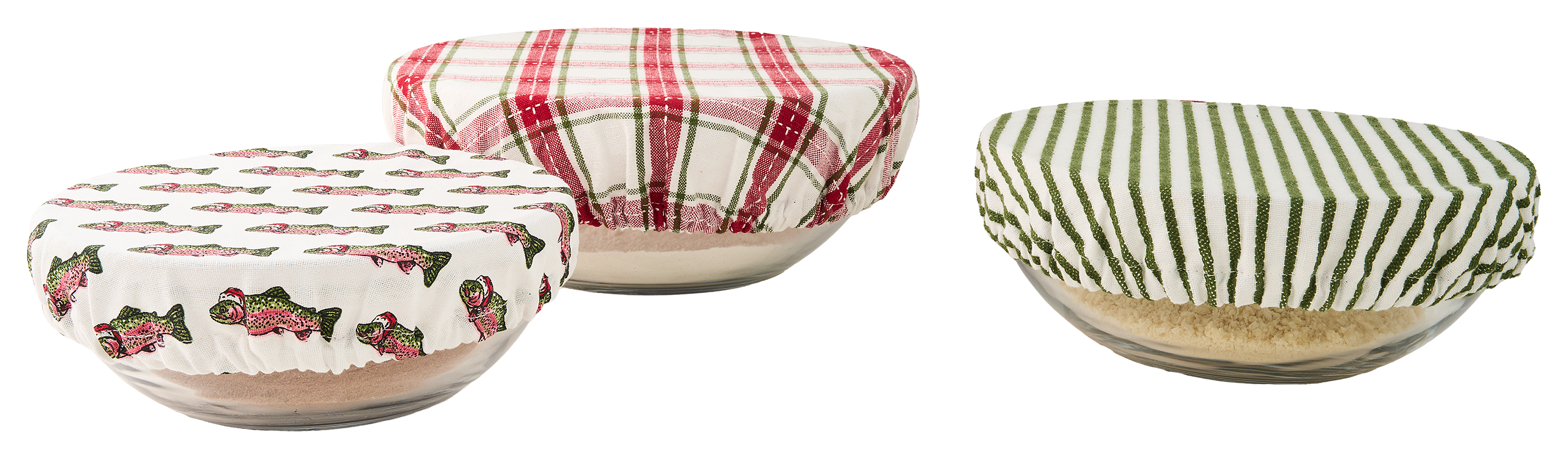 Bass Pro Shops Santa Trout Dish Cover 3-Piece Set