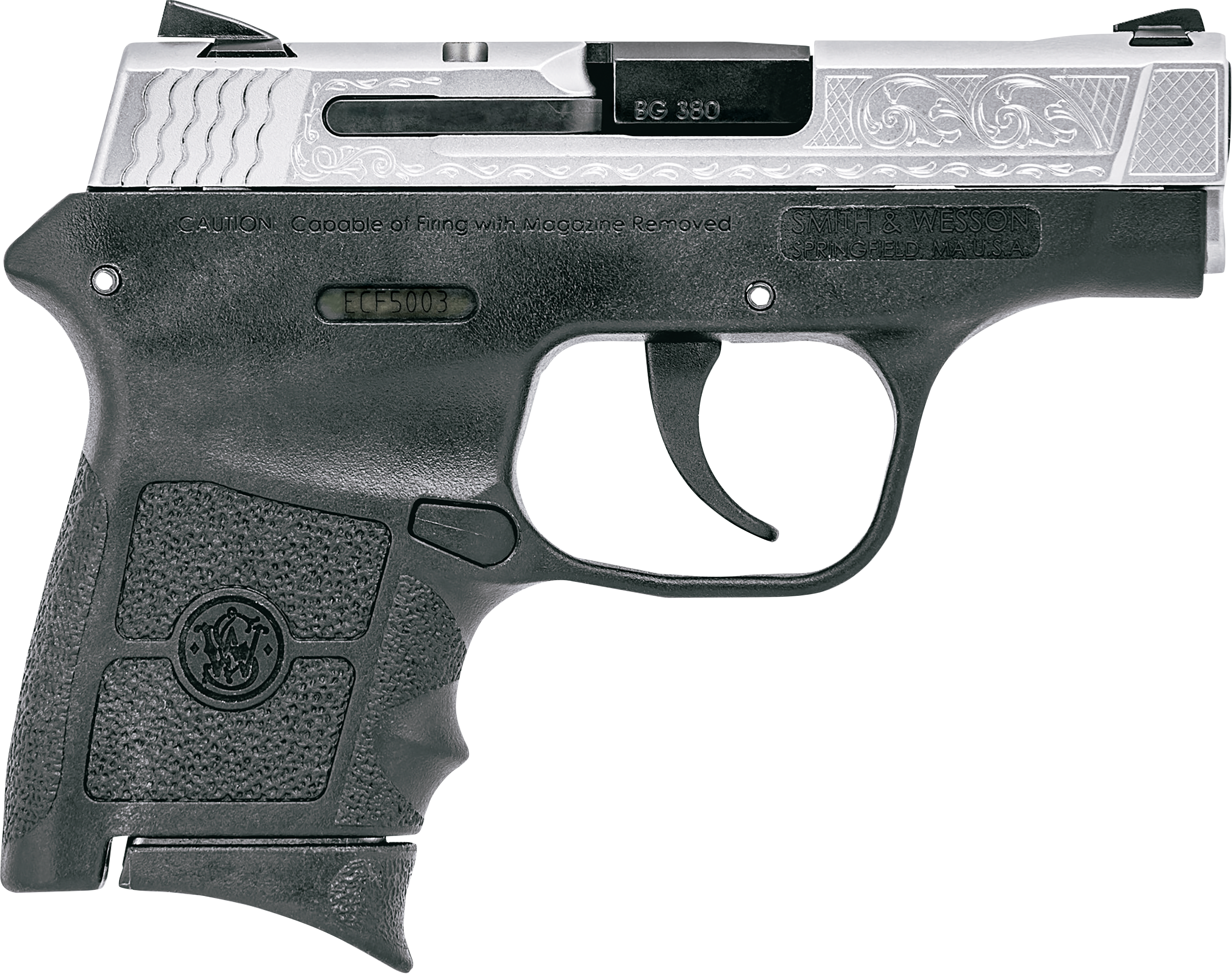 Image of Smith &Wesson Bodyguard .380 Engraved Semi-Auto Pistol