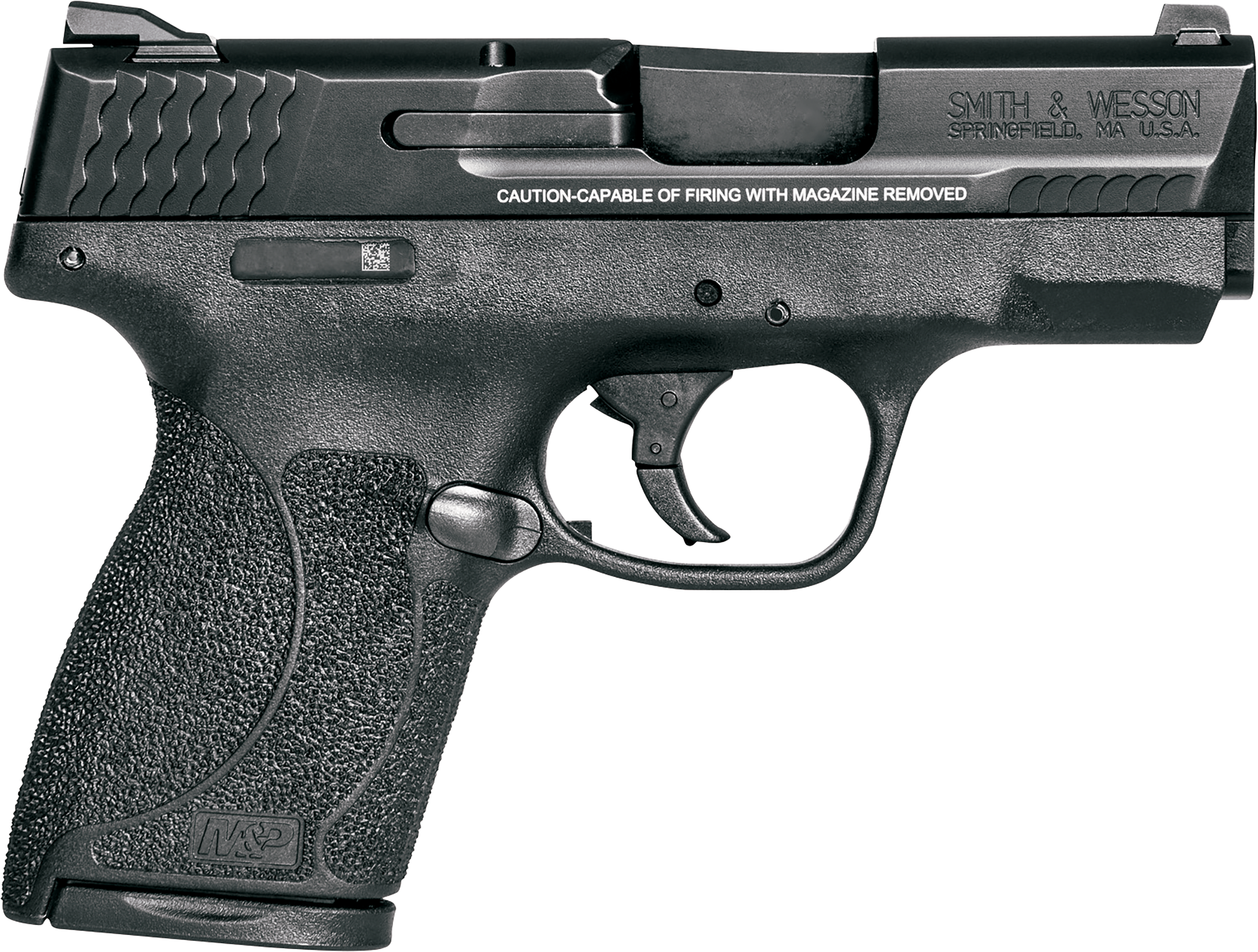 Image of Smith &Wesson M&ampP Shield Pistol - .45 Automatic Colt Pistol - Black Armornite