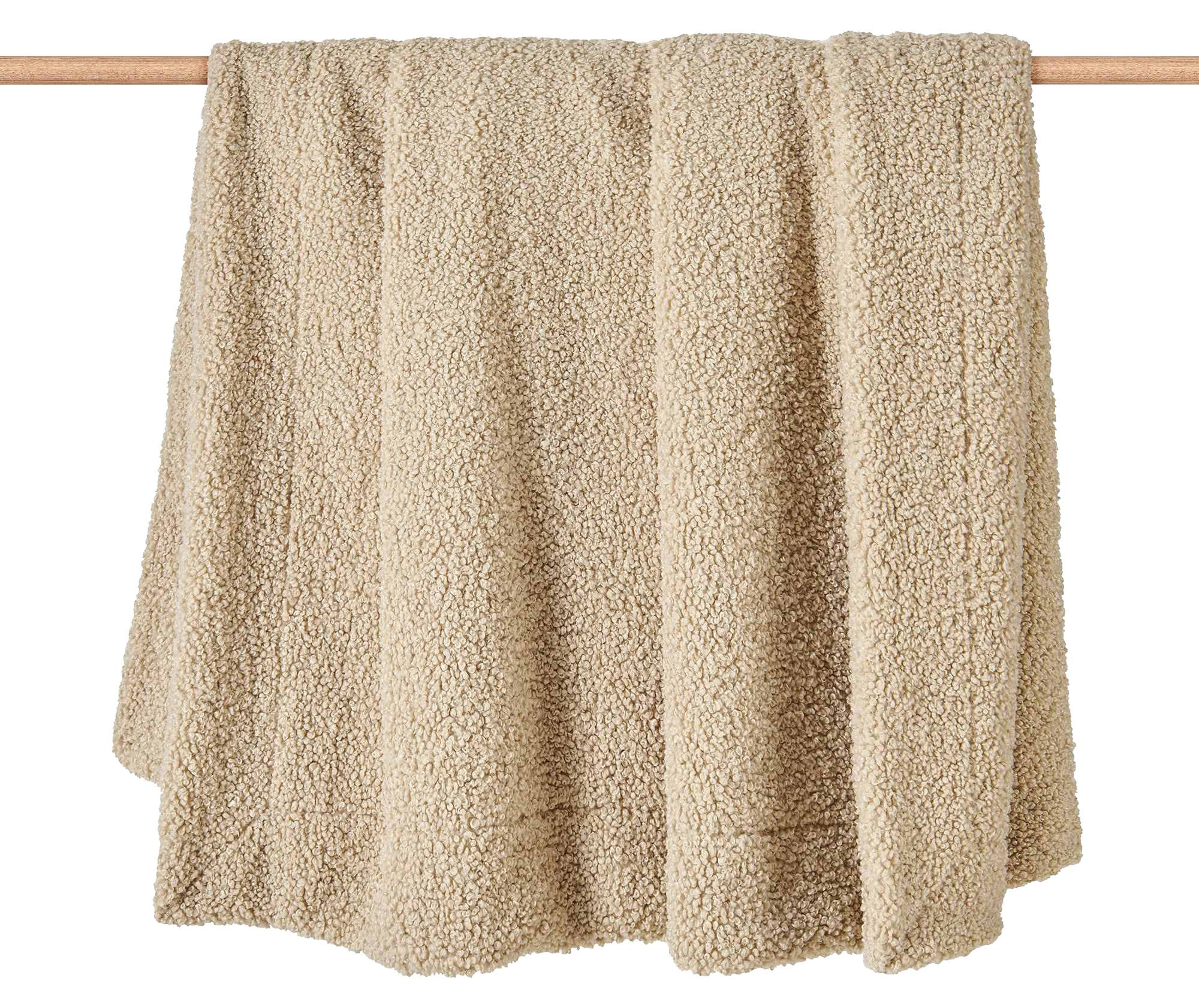 HiEnd Accents Teddy Throw Blanket - Cream - 50? x 60?