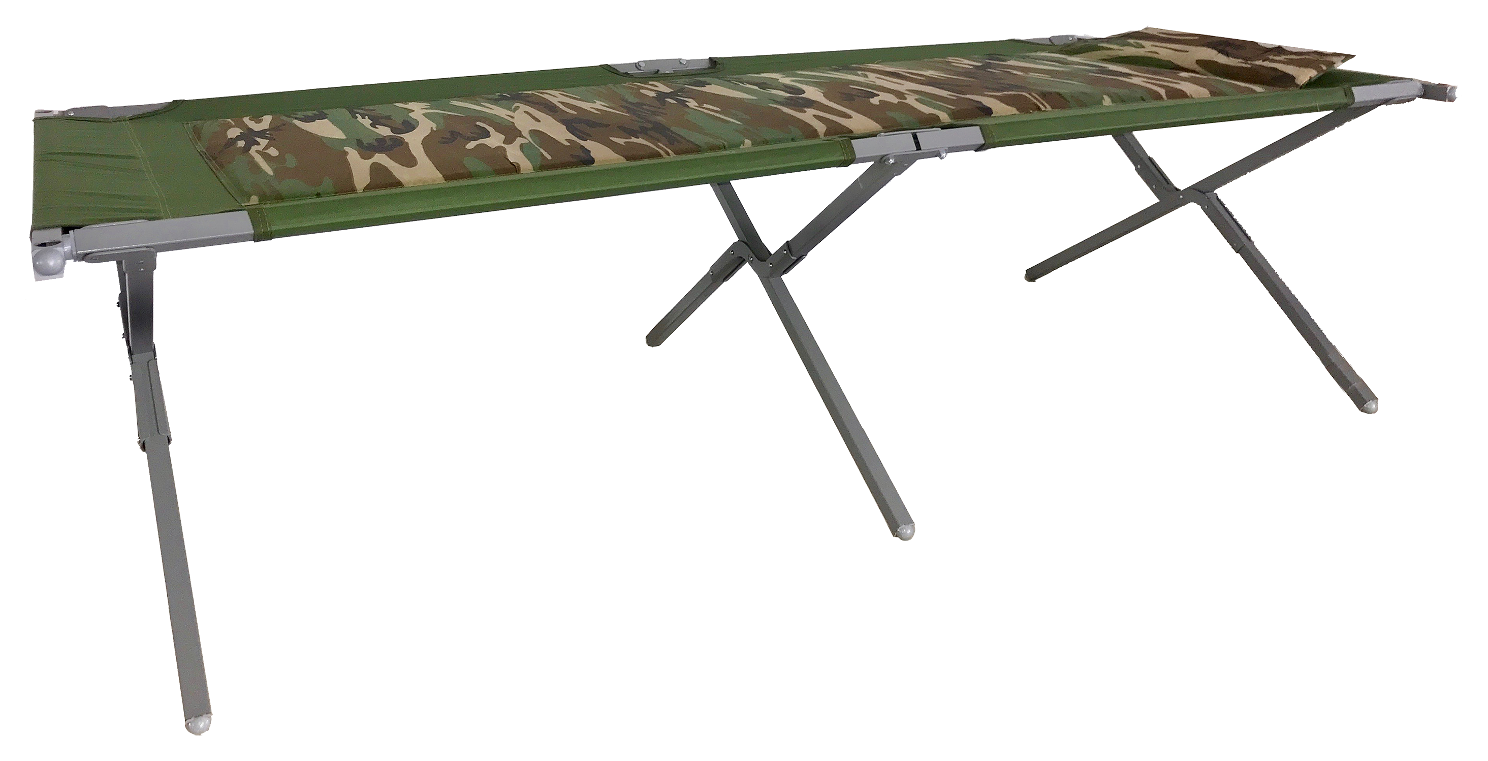 Blantex XT-3 Army Cot with Camo Foam Pad