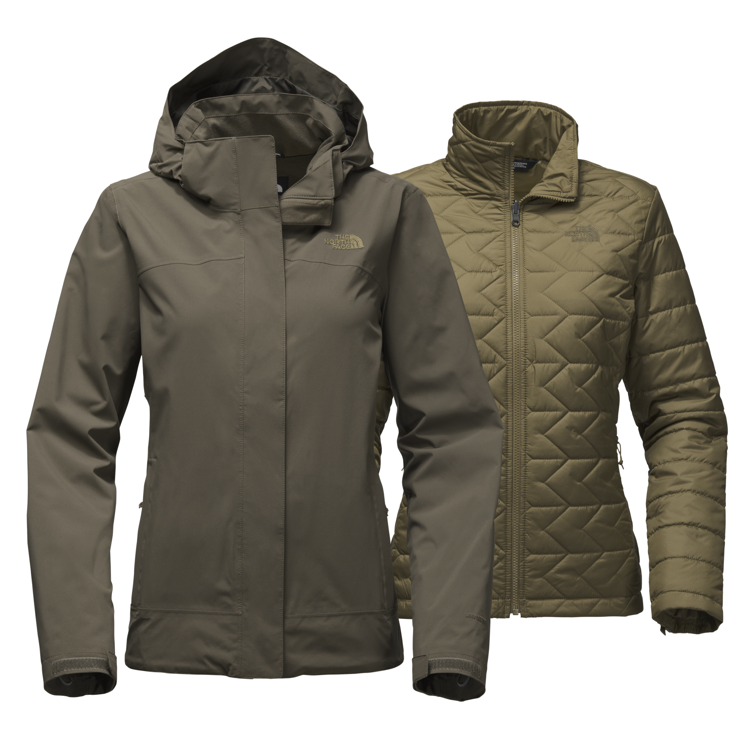 The North Face Women's Carto Triclimate Jacket - Green - XL product image