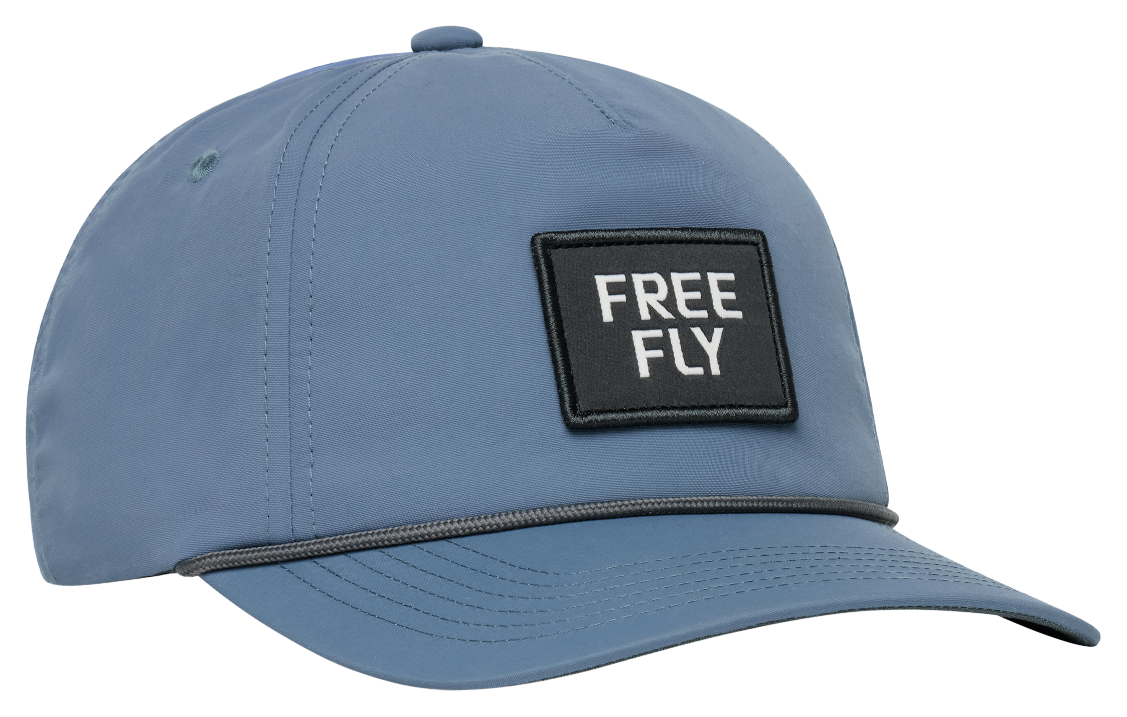 Free Fly Logo Patch Snapback Hat - Windward Blue