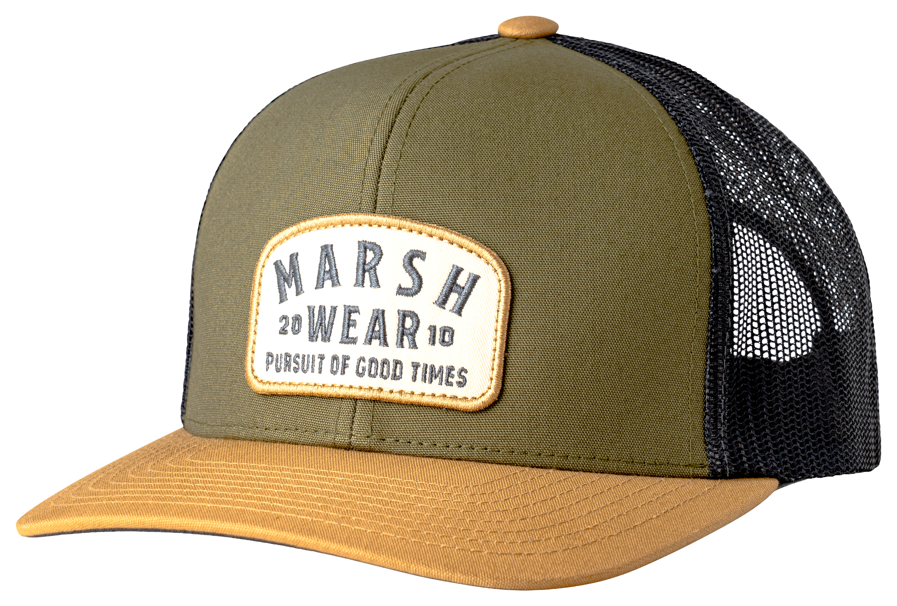Marsh Wear Alton Mesh-Back Trucker Cap - Olive
