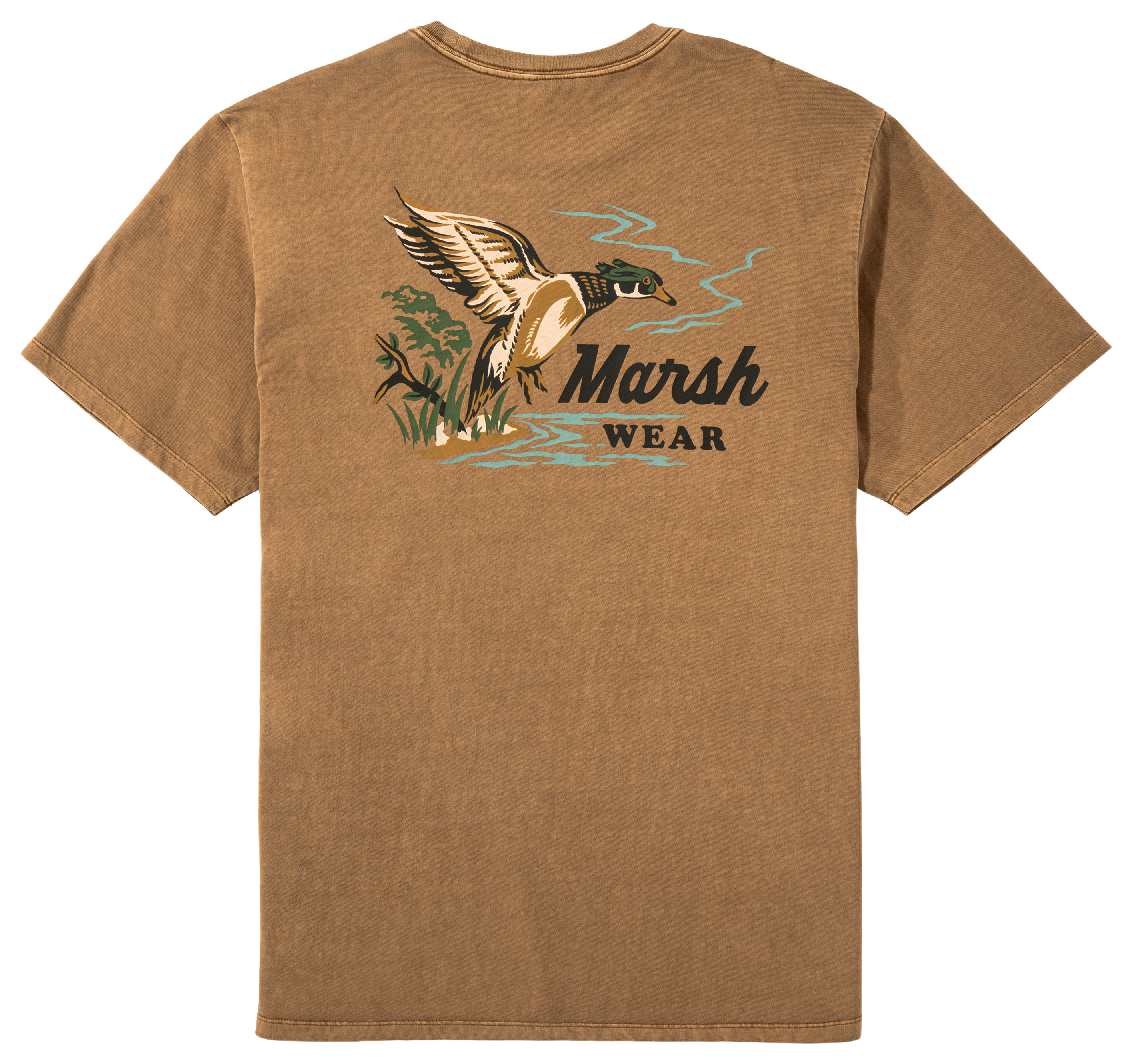 Marsh Wear Marsh Wear Wood Duck Short-Sleeve T-Shirt - Tobacco - $29.00 at Cabela's Program