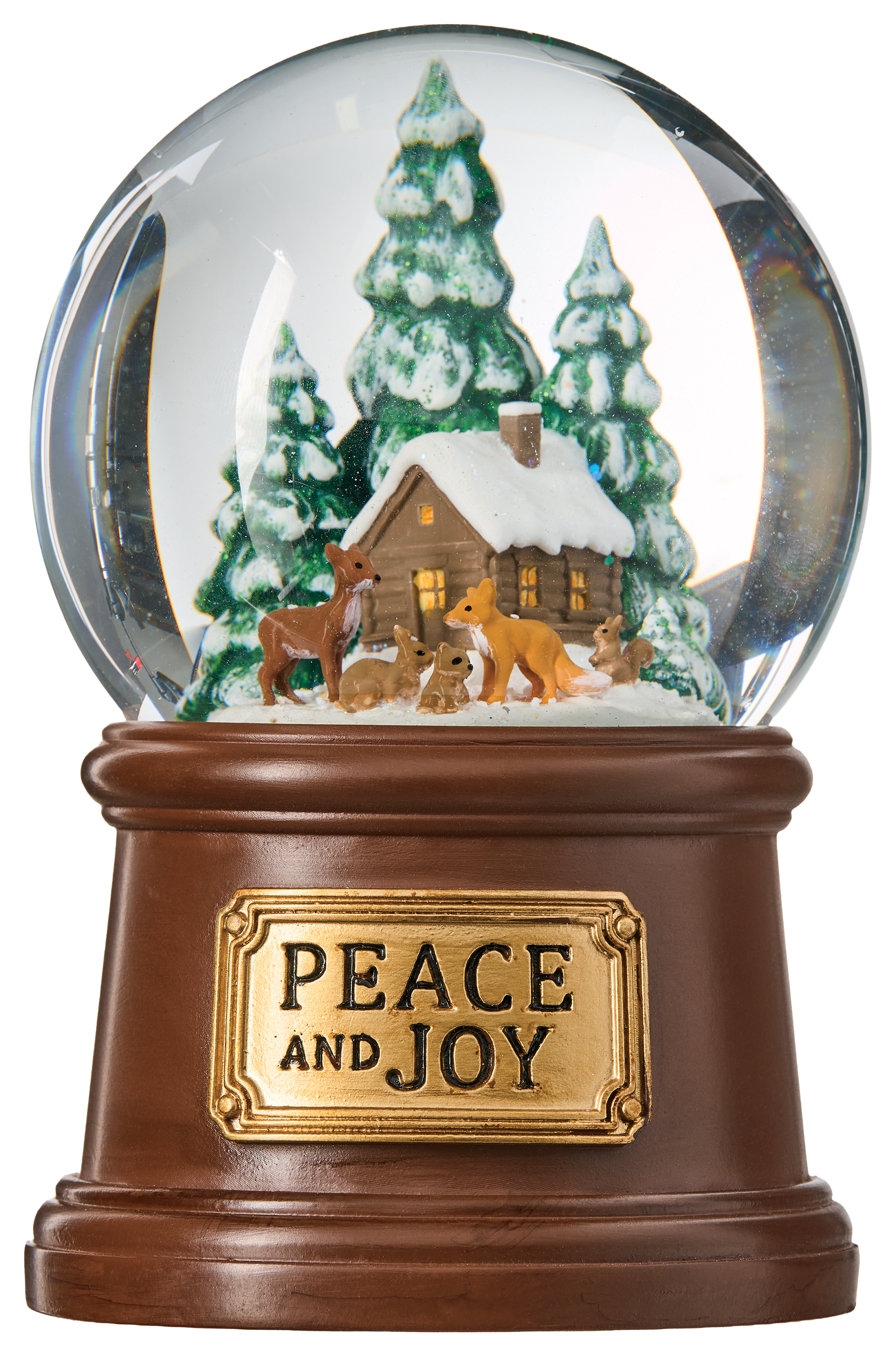 Child To Cherish Child to Cherish Woodland Peace and Joy Snow Globe - $23.98 at Cabela's Program