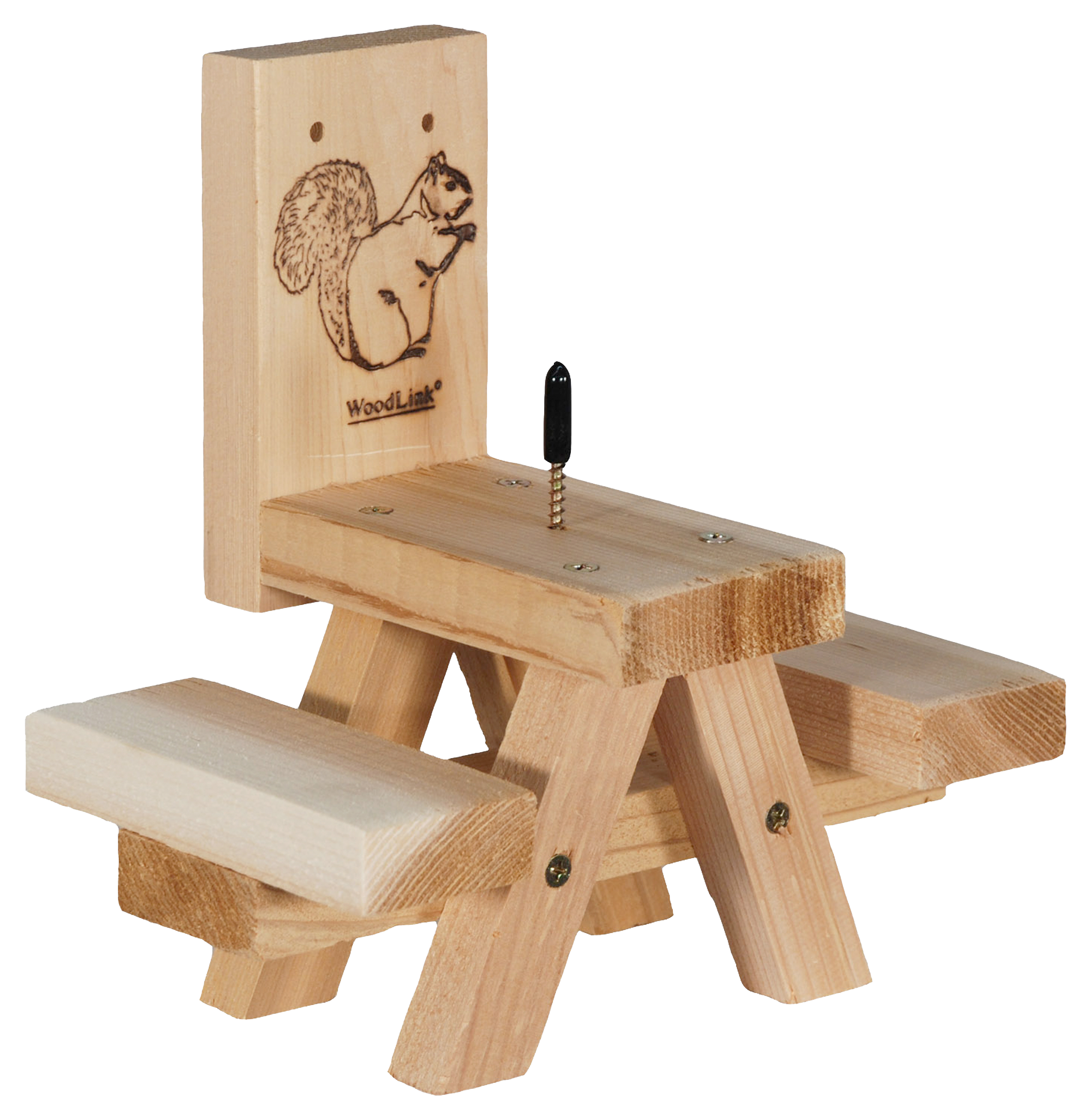 WoodLink Picnic Table Ear Corn Squirrel Feeder