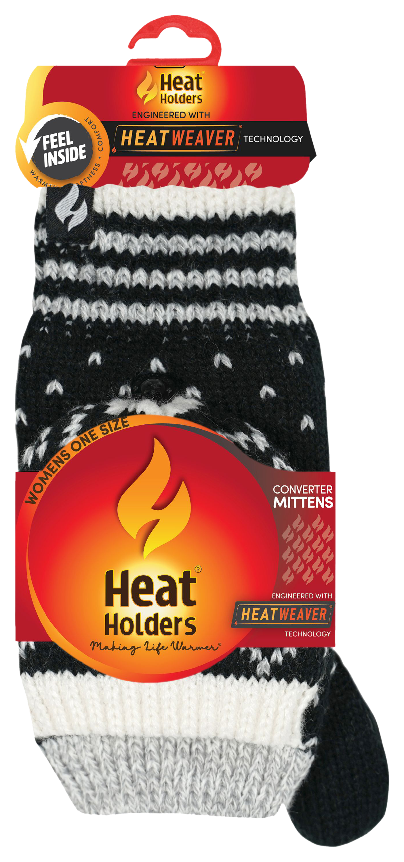 Heat Holders Heat Holders Vienna Fairisle Converter Mittens - Black - $29.99 at Cabela's Program
