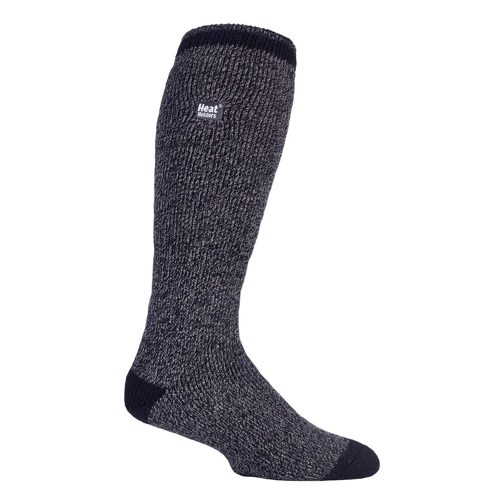 Heat Holders Twist Long Socks for Men - Black