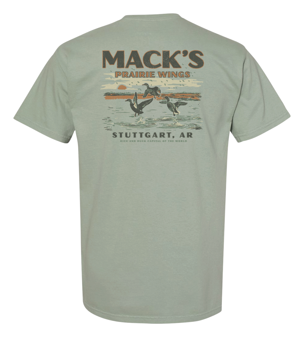 Mack's Prairie Wings Flooded Hunt Short-Sleeve T-Shirt - Bay